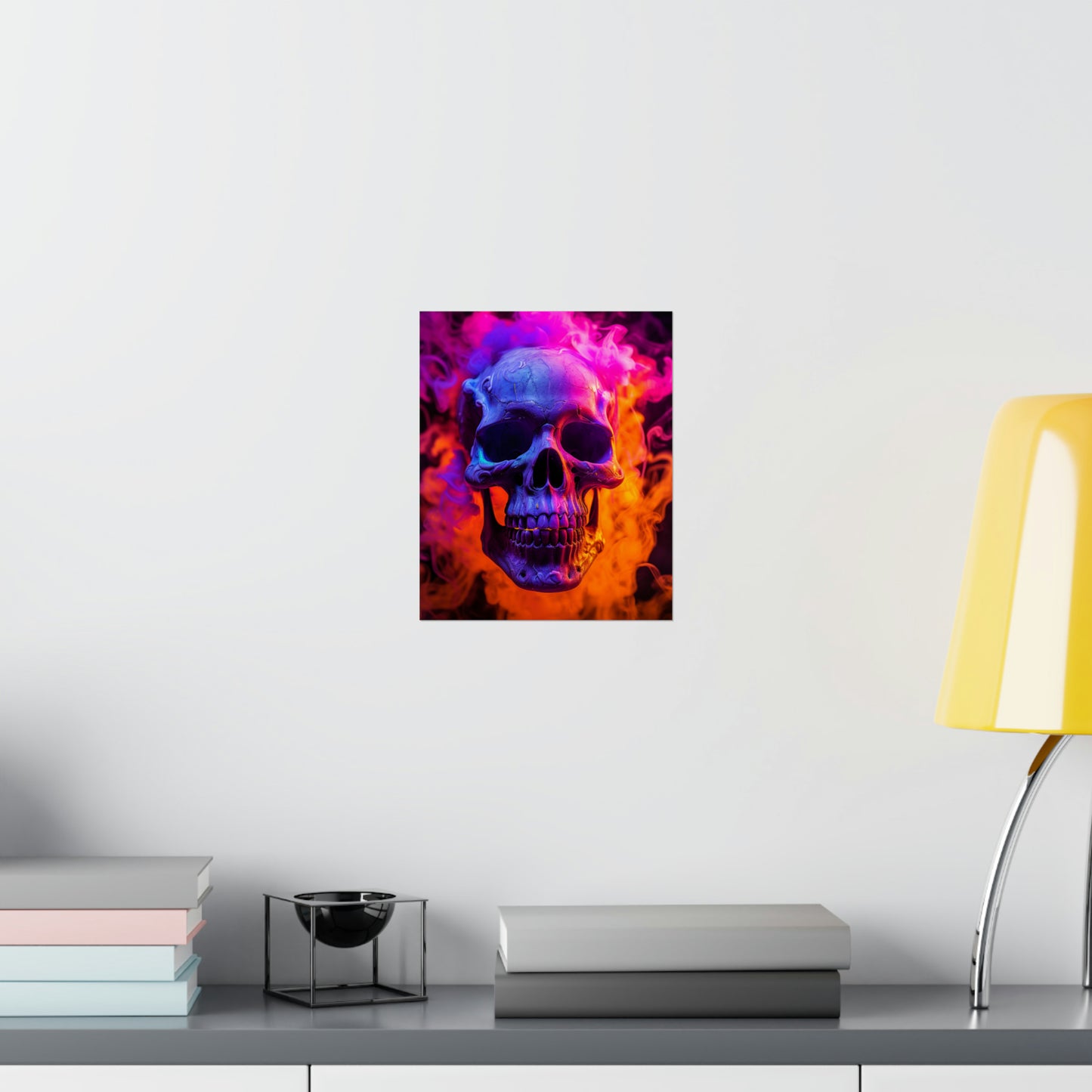 Premium Matte Vertical Posters Macro Skull 4