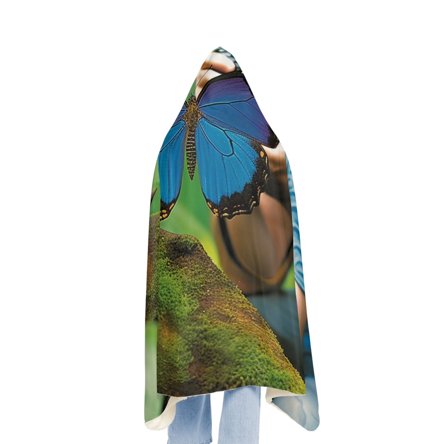 Snuggle Hooded Blanket Jungle Butterfly 4