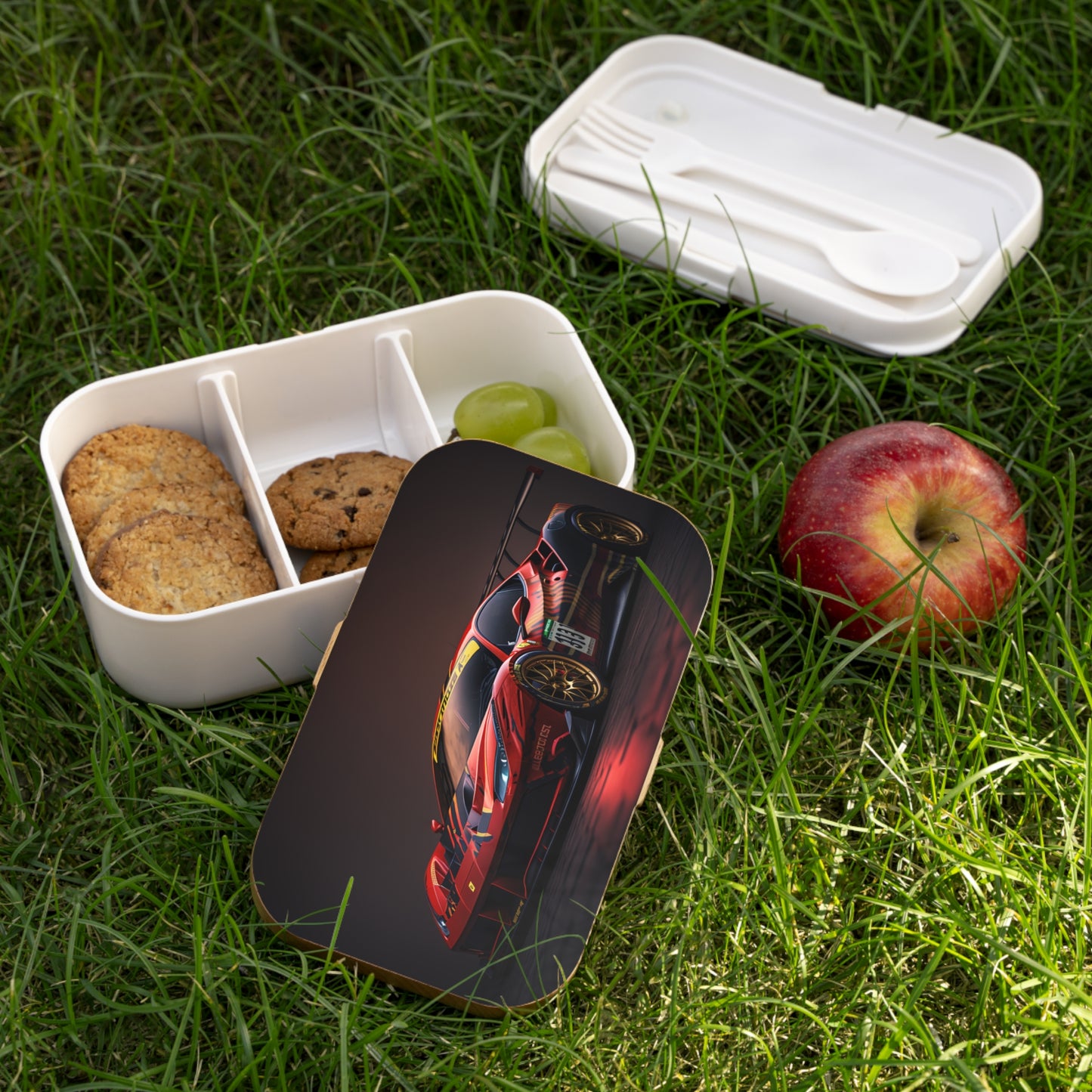 Bento Lunch Box Ferrari Red 1