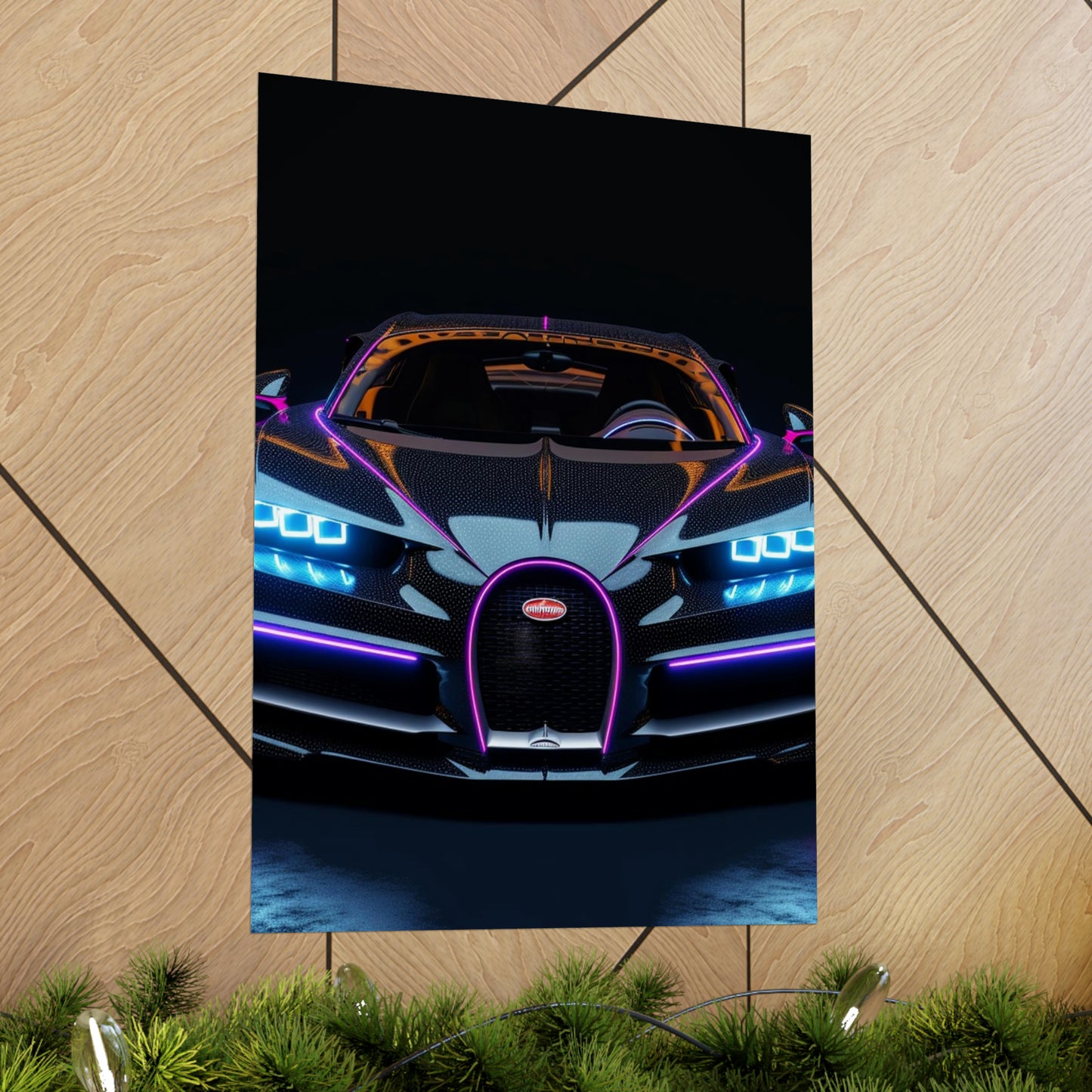 Premium Matte Vertical Posters Hyper Bugatti Chiron 2