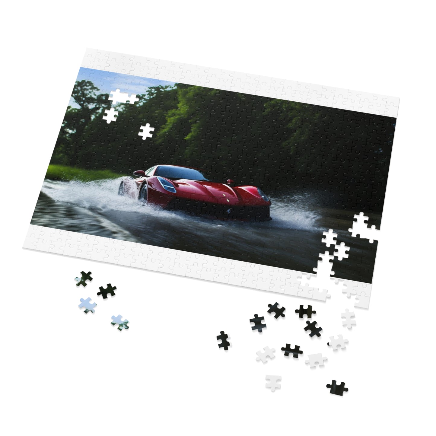 Jigsaw Puzzle (30, 110, 252, 500,1000-Piece) Water Ferrari Splash 1