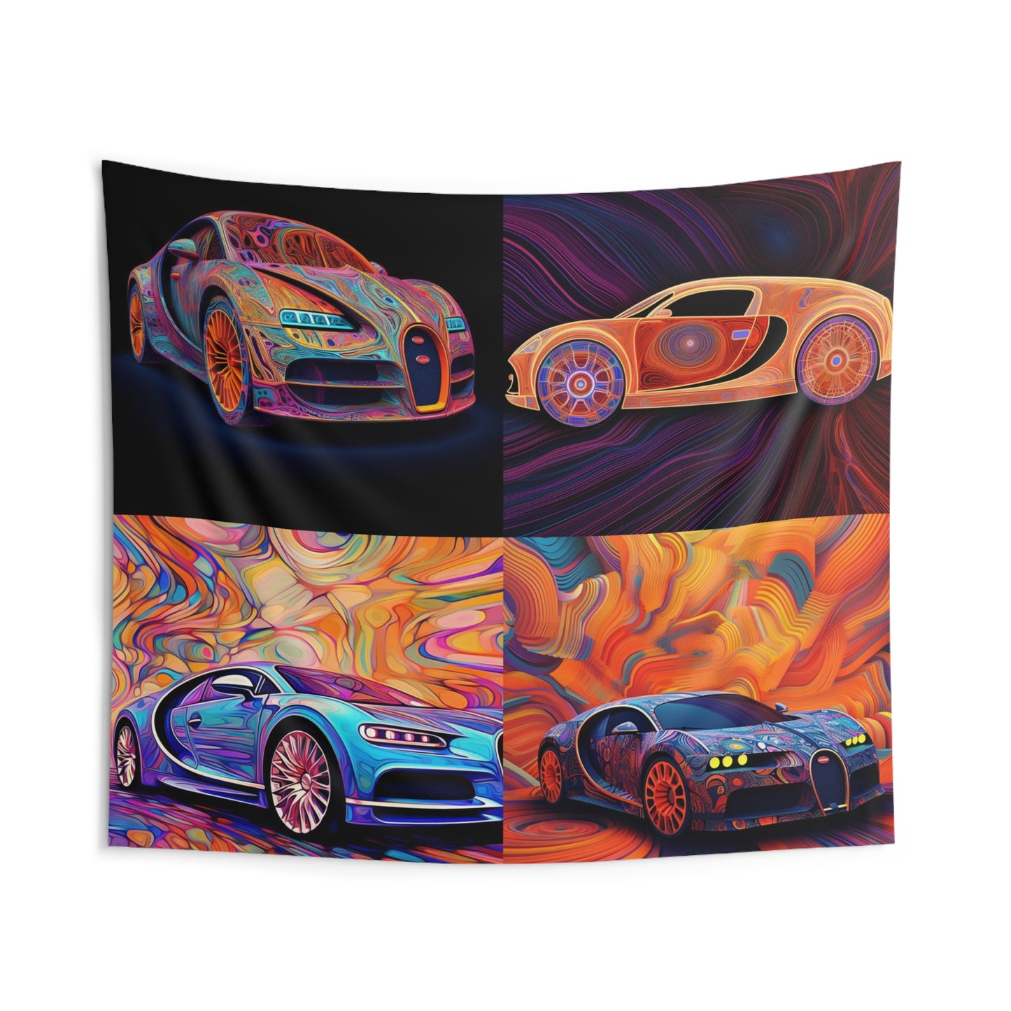 Indoor Wall Tapestries Bugatti Abstract Concept 5
