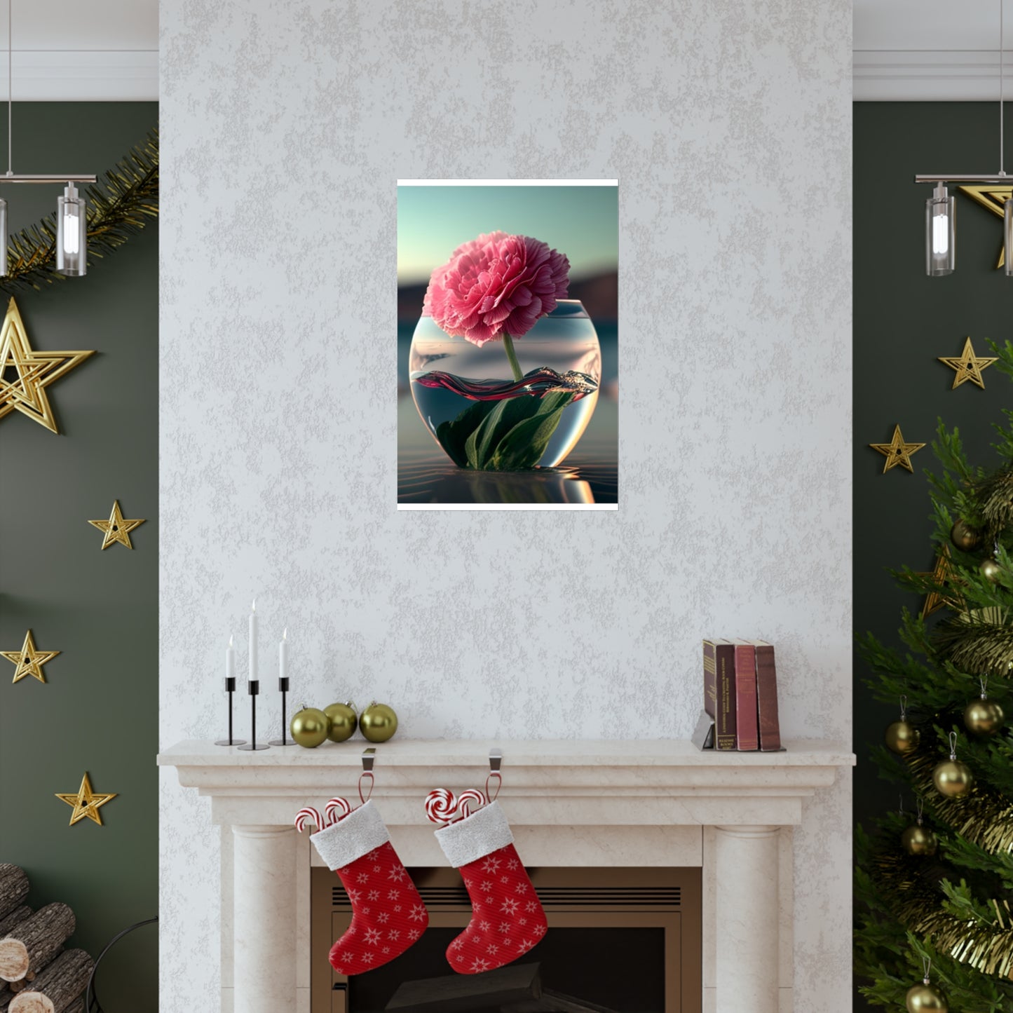 Premium Matte Vertical Posters Carnation 2