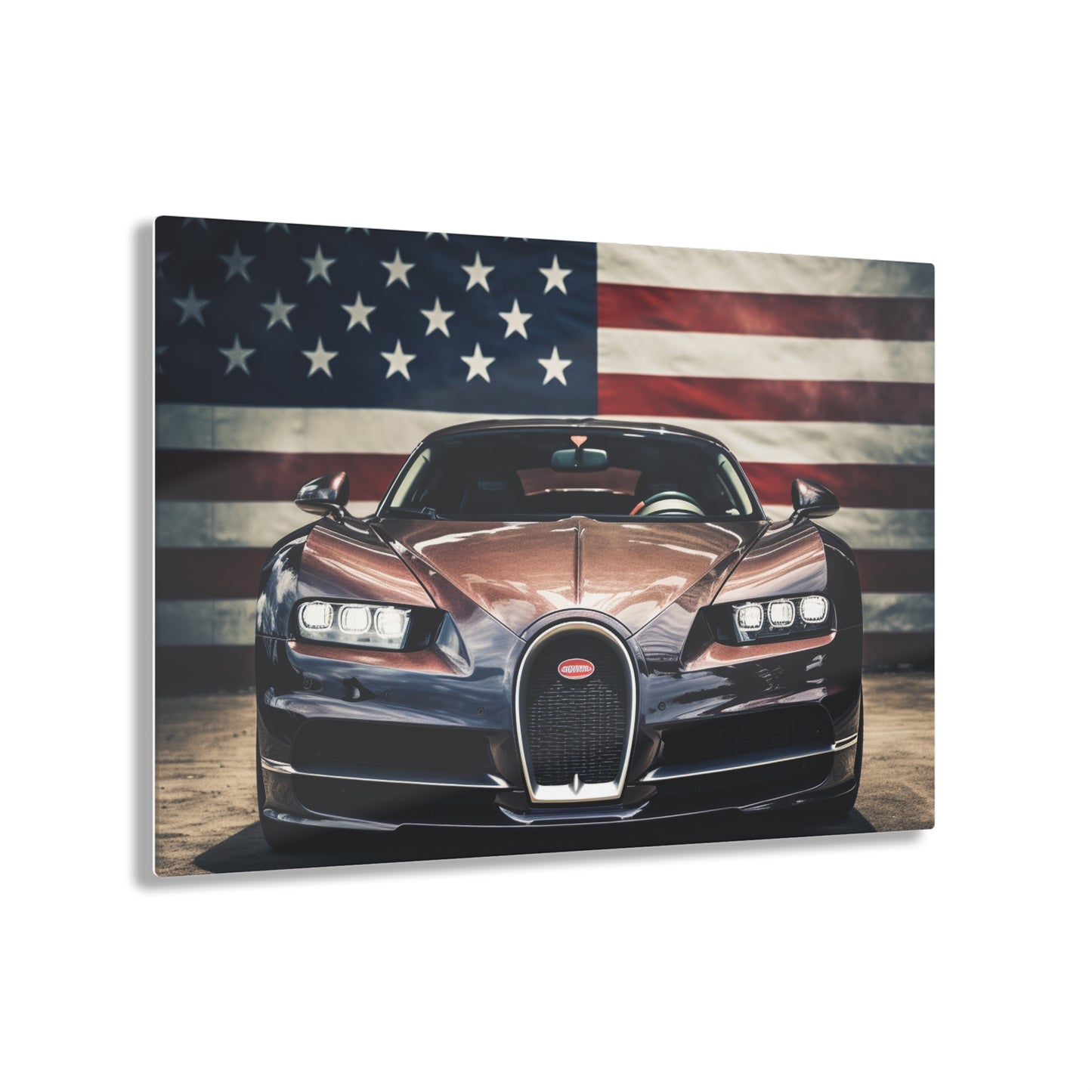 Acrylic Prints Bugatti Flag 4