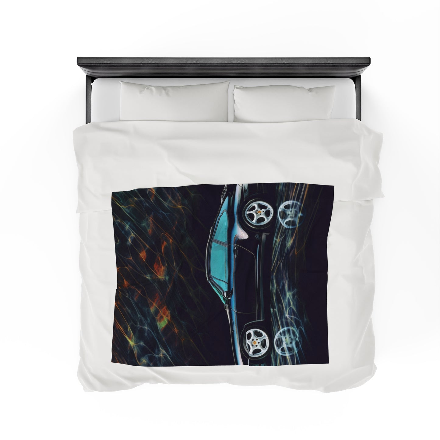 Velveteen Plush Blanket Porsche 933 2