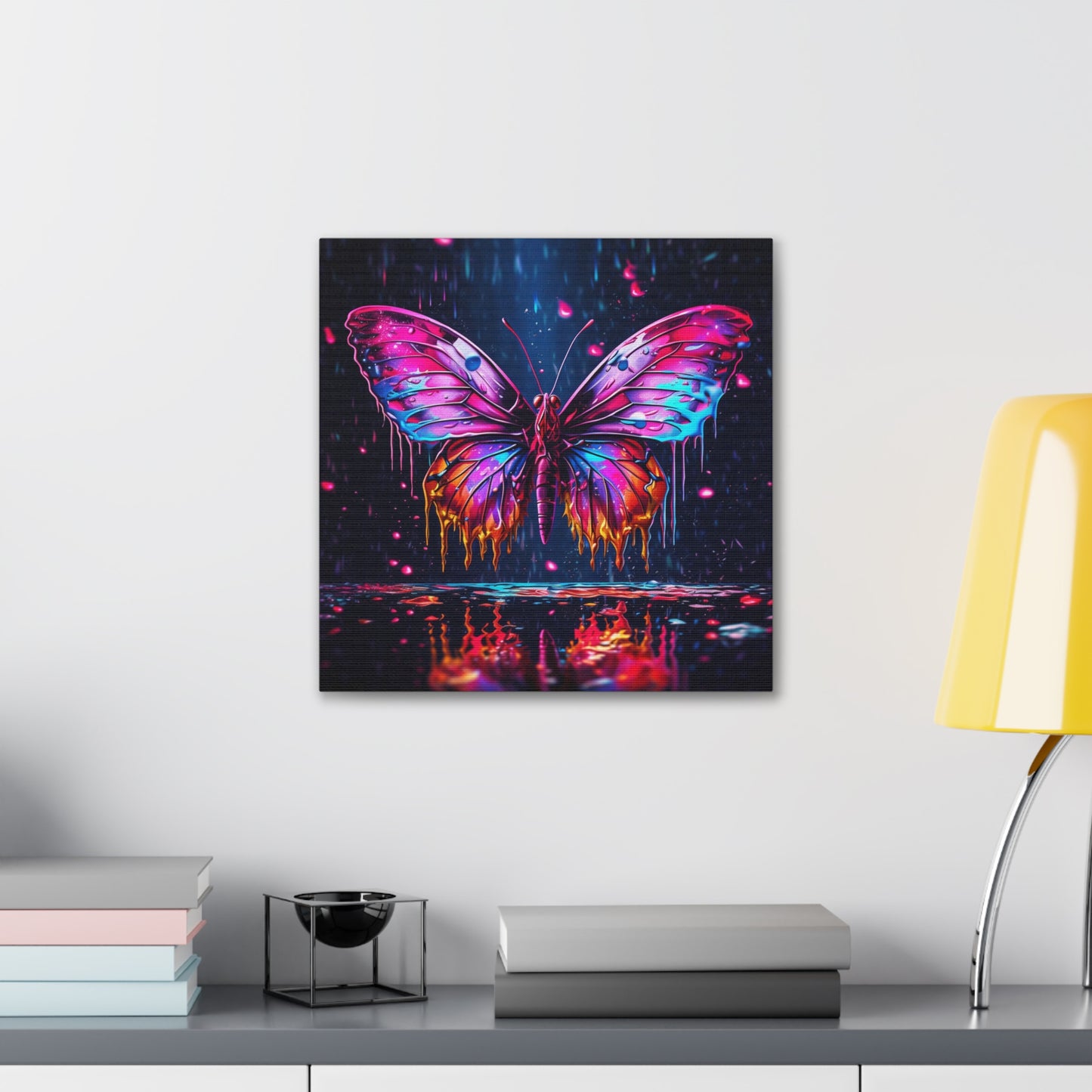 Canvas Gallery Wraps Pink Butterfly Flair 2