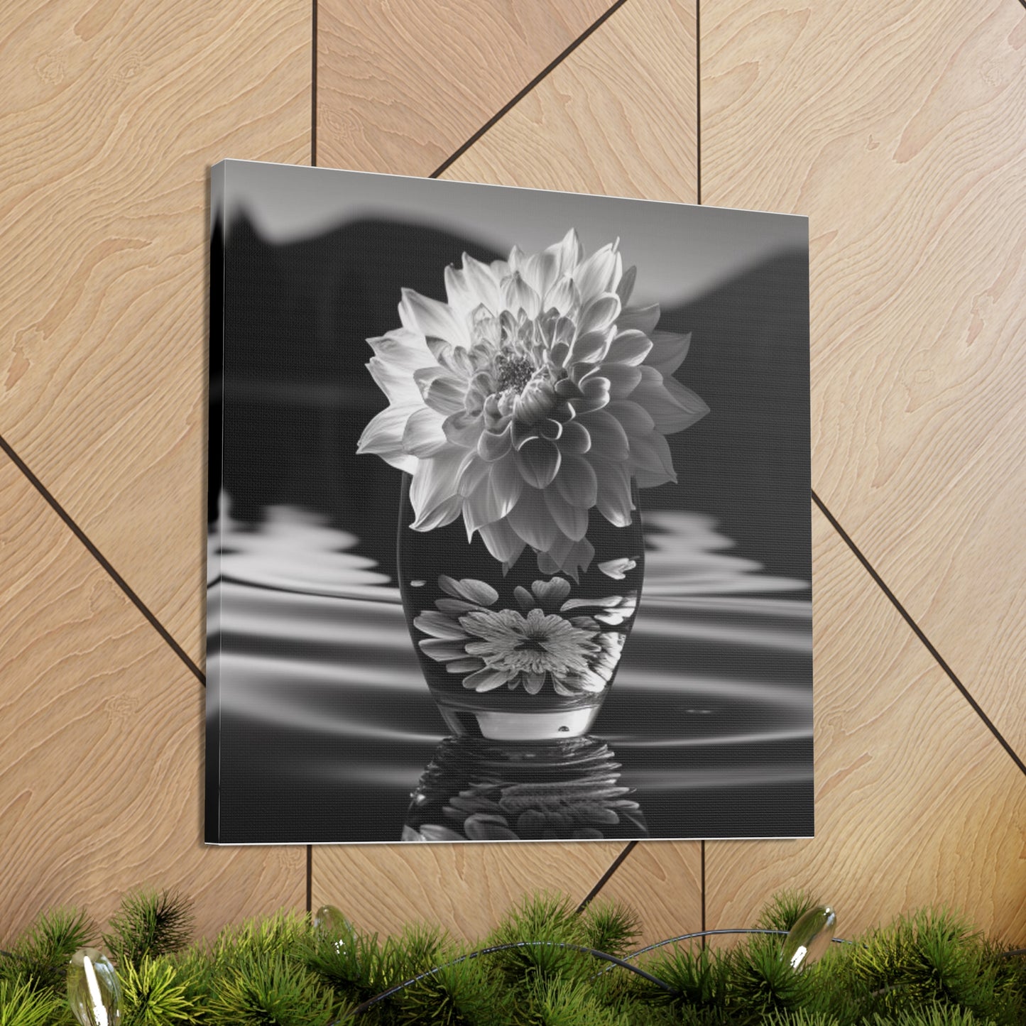 Canvas Gallery Wraps White Dahlia 4