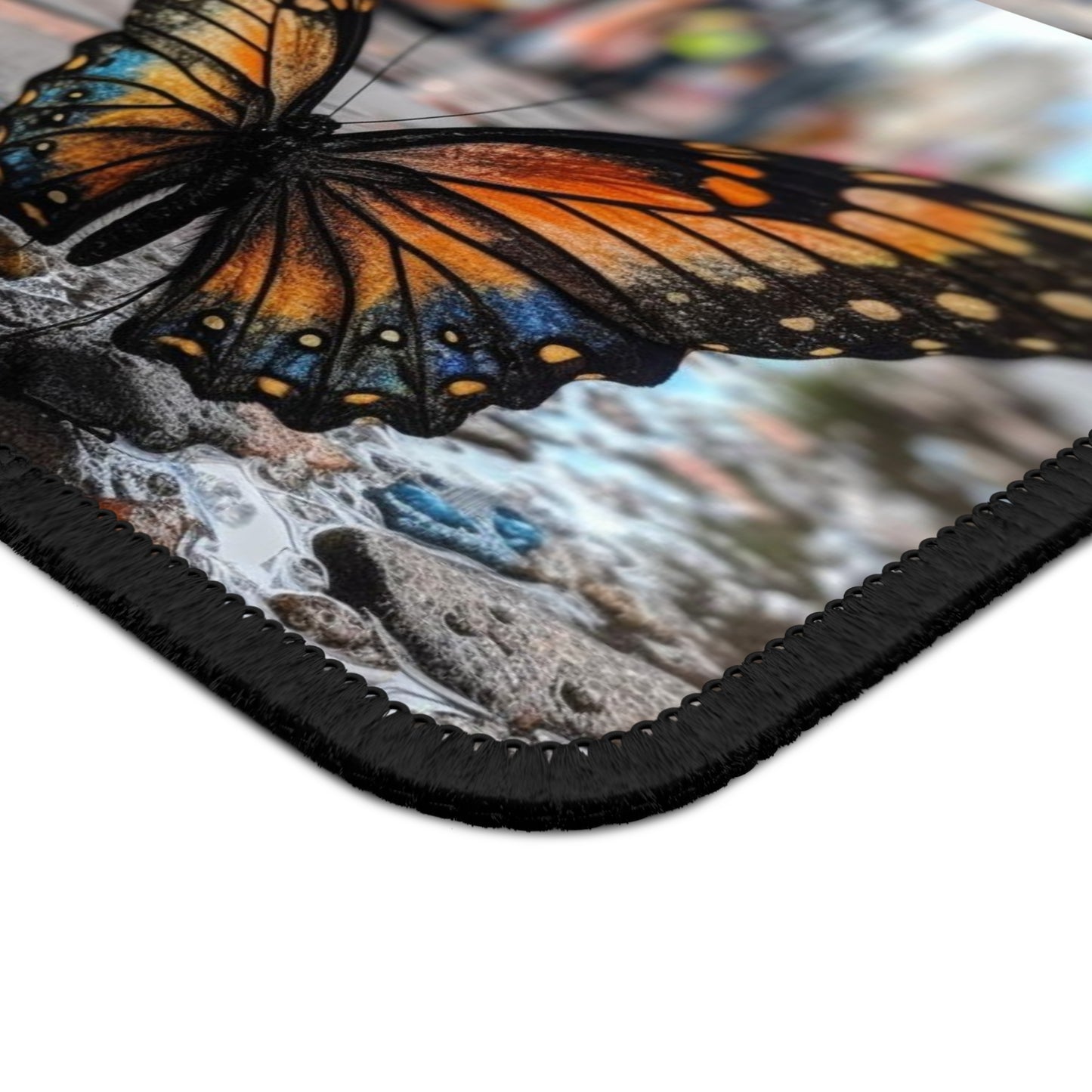 Gaming Mouse Pad  Water Butterfly Street 5