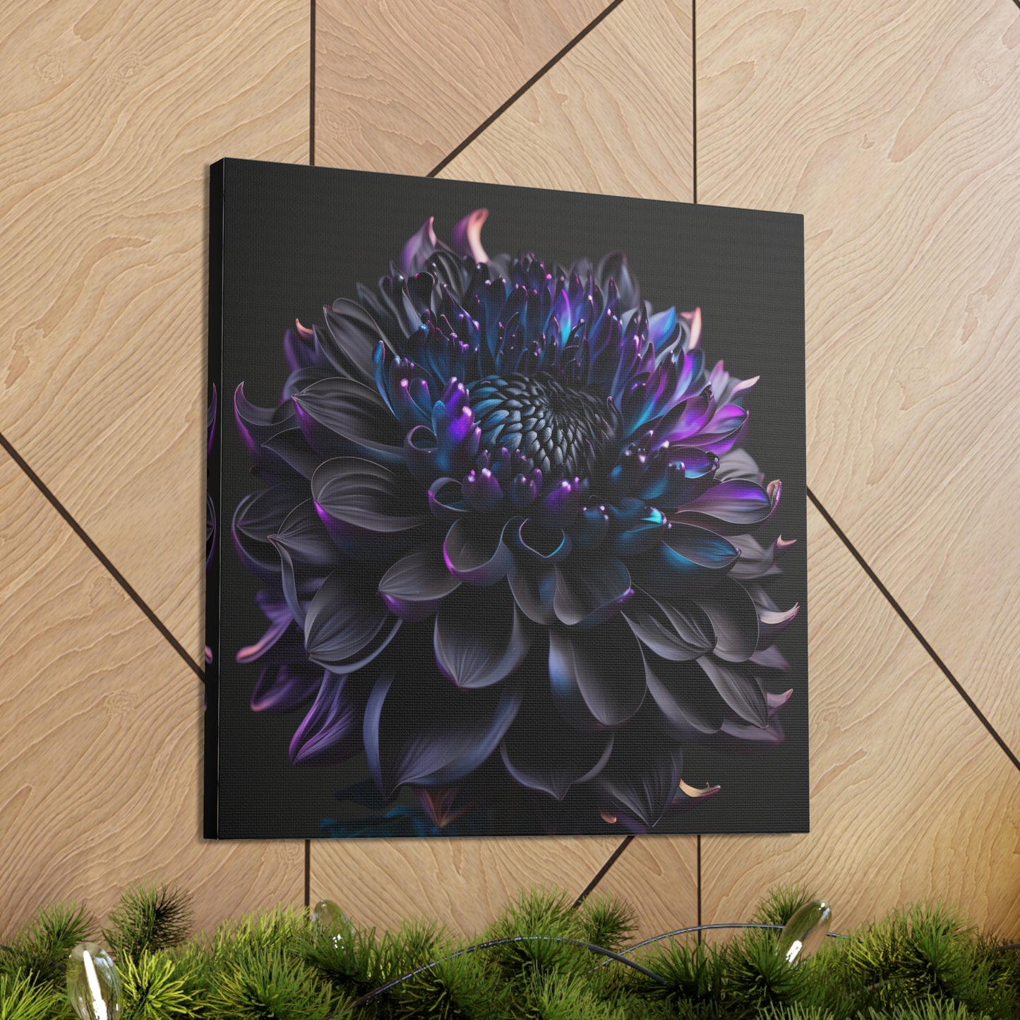 Canvas Gallery Wraps Dahlia Purple 2