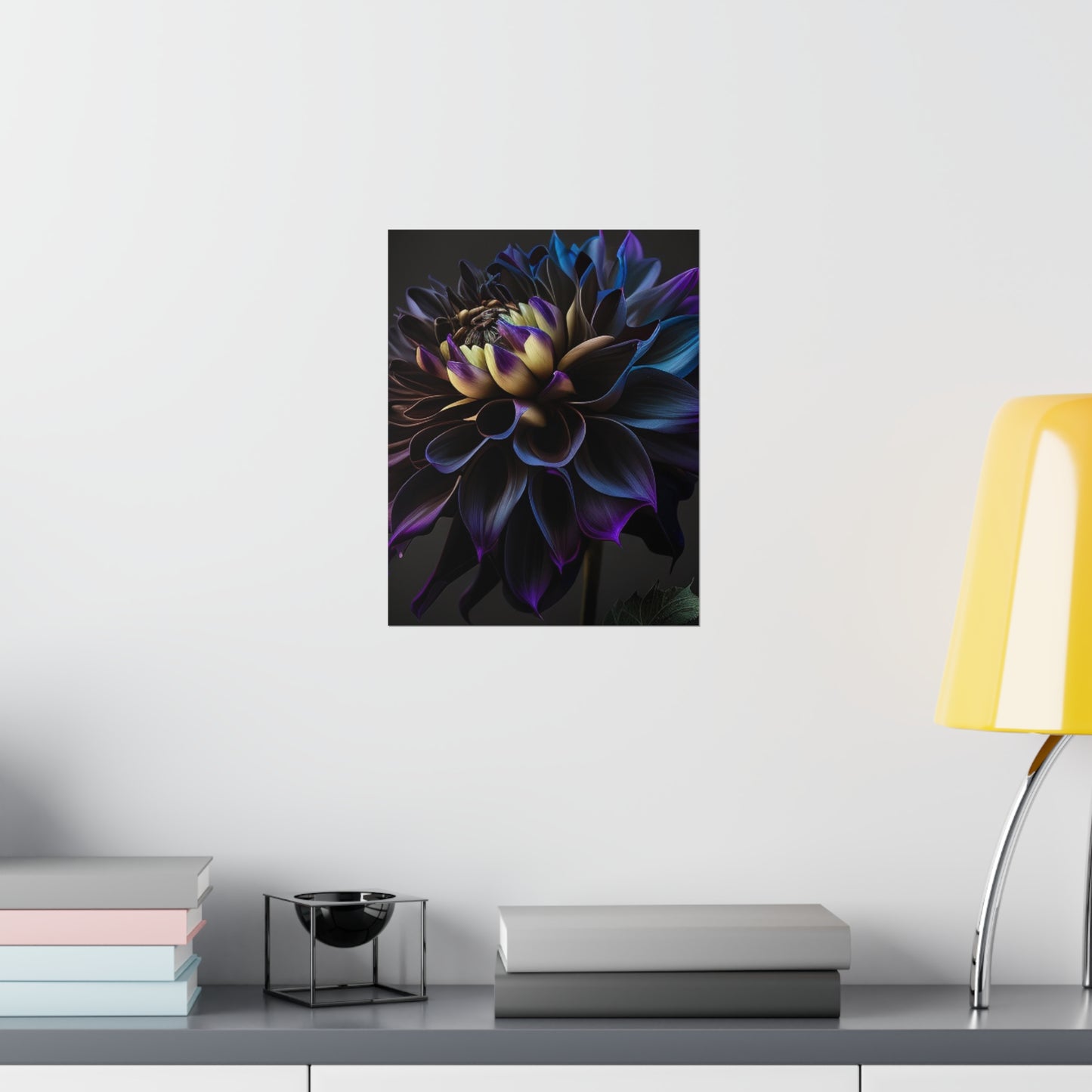 Premium Matte Vertical Posters Dahlia Purple 1