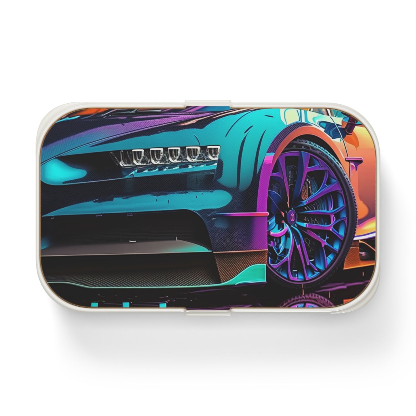 Bento Lunch Box Bugatti Neon Chiron 1
