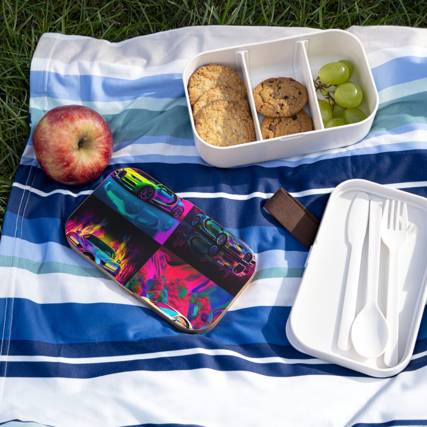 Bento Lunch Box Florescent Bugatti Flair 5