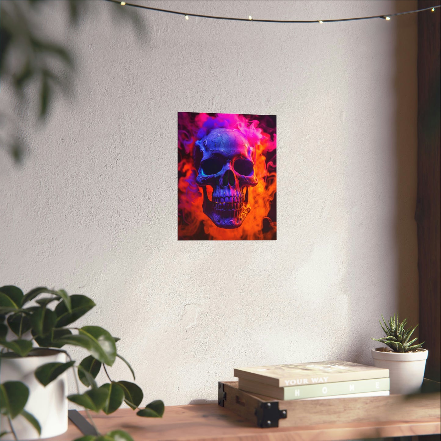 Premium Matte Vertical Posters Macro Skull 4