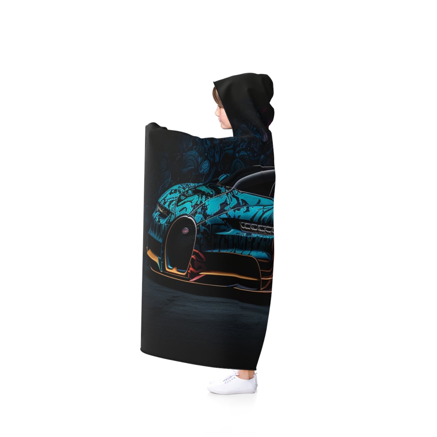 Hooded Blanket Bugatti Blue 3