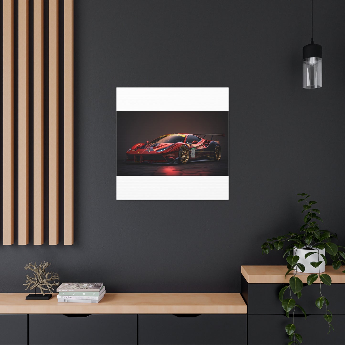 Canvas Gallery Wraps Ferrari Red 1