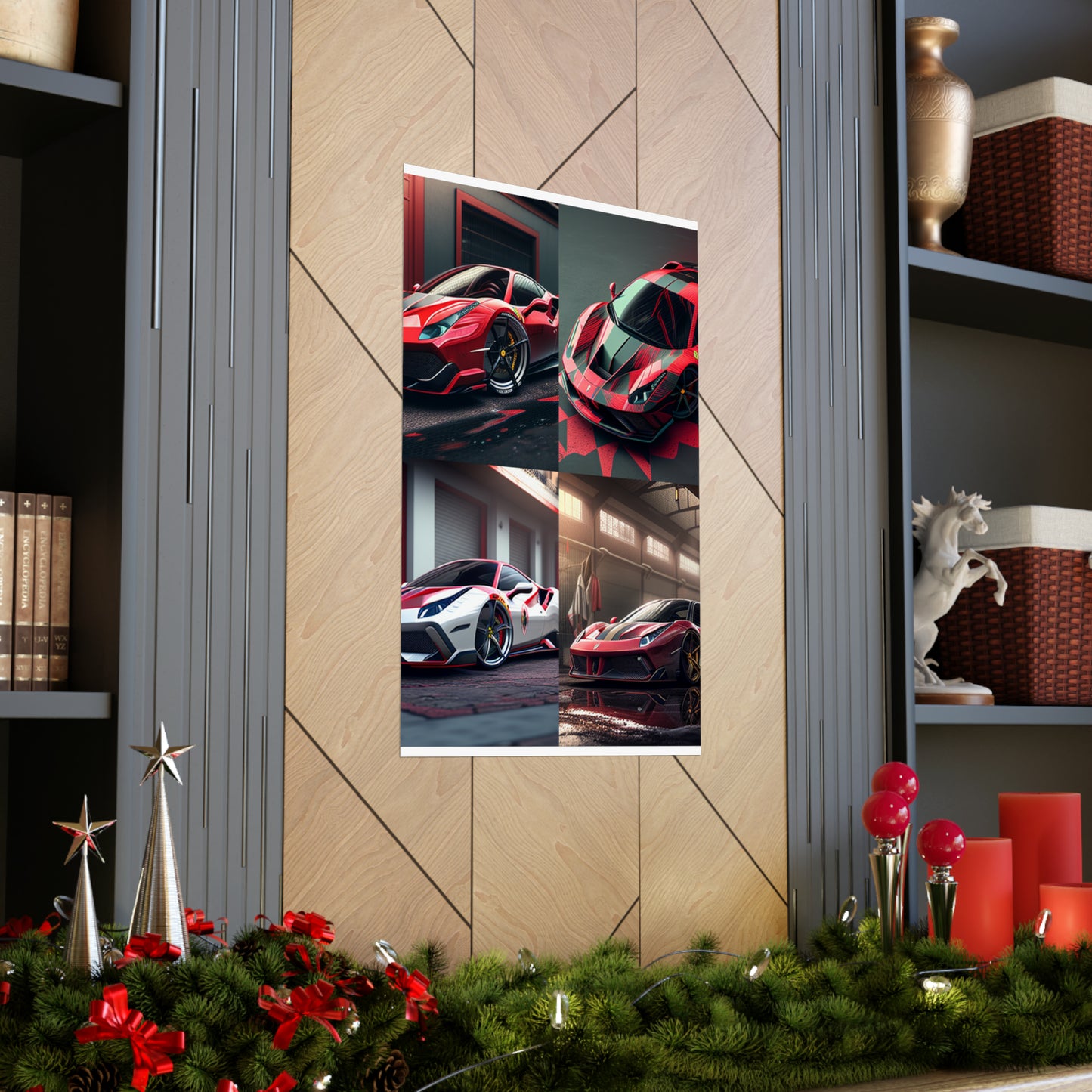 Premium Matte Vertical Posters Ferrari Hyper 5