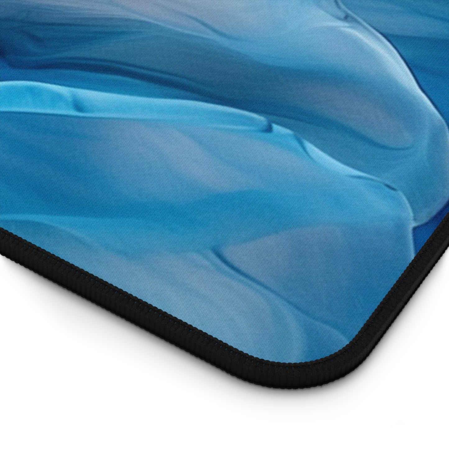 Desk Mat Blue Tluip Abstract 2