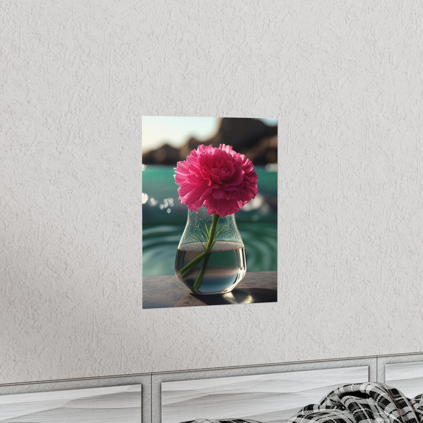 Premium Matte Vertical Posters Carnation 4