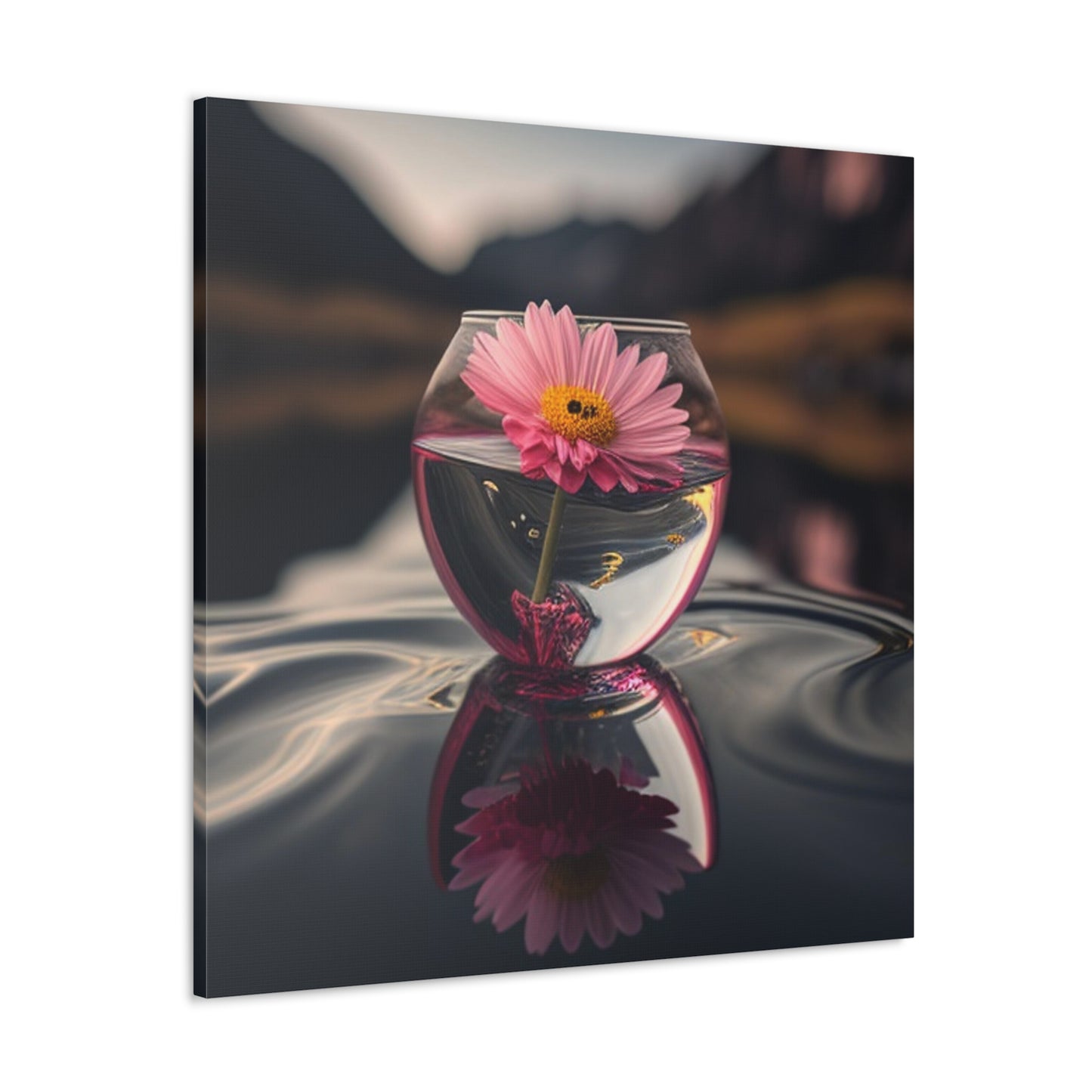 Canvas Gallery Wraps Pink Daisy 1