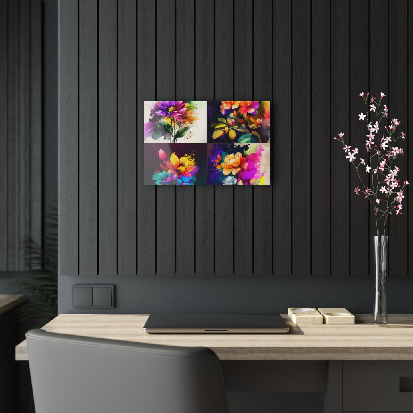 Acrylic Prints Bright Spring Flowers 5