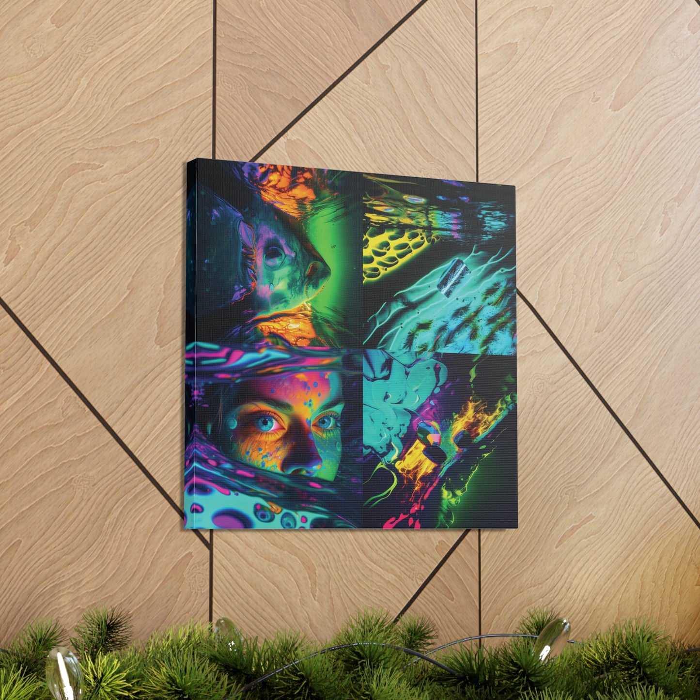 Canvas Gallery Wraps Florescent Glow 5