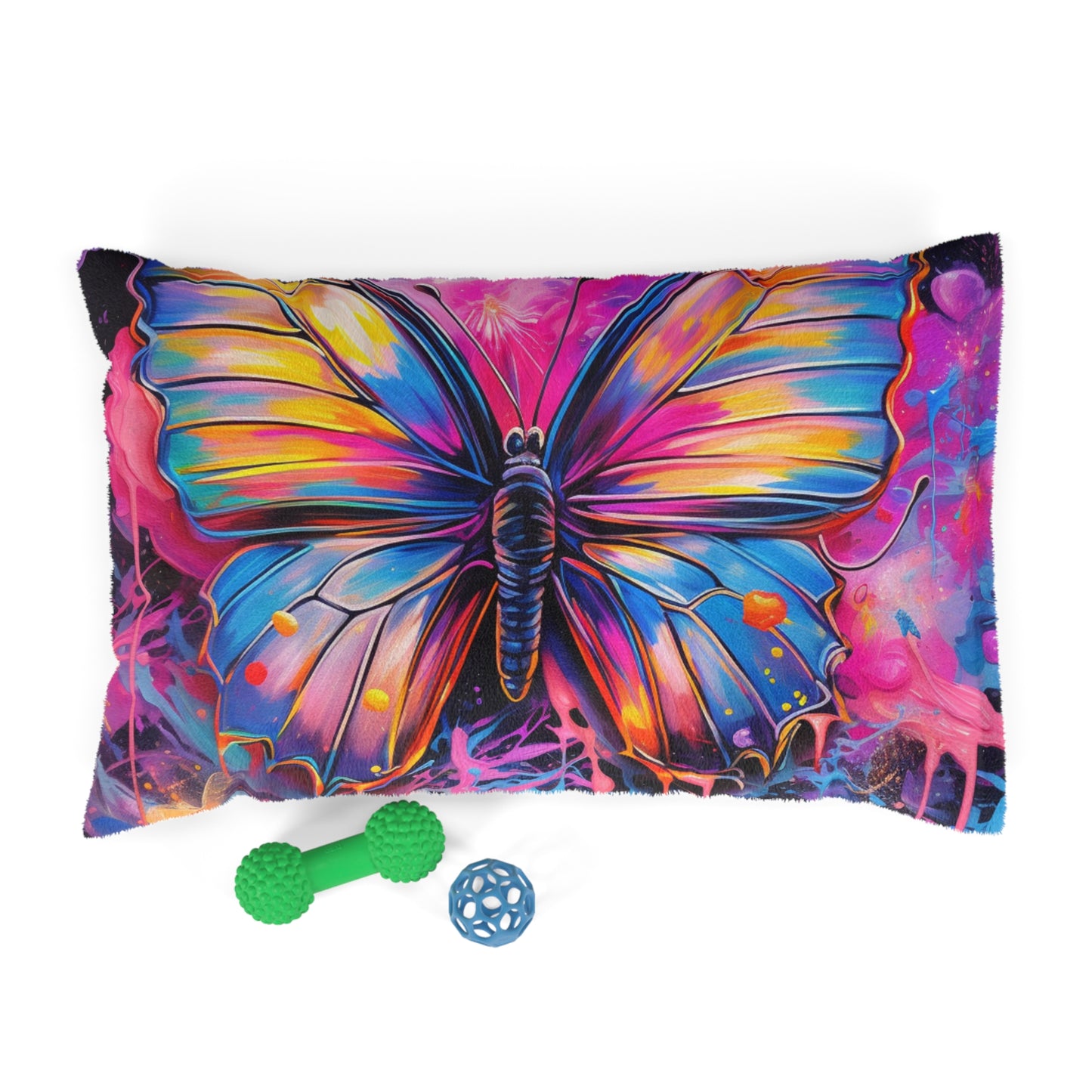 Pet Bed Pink Butterfly Flair 3