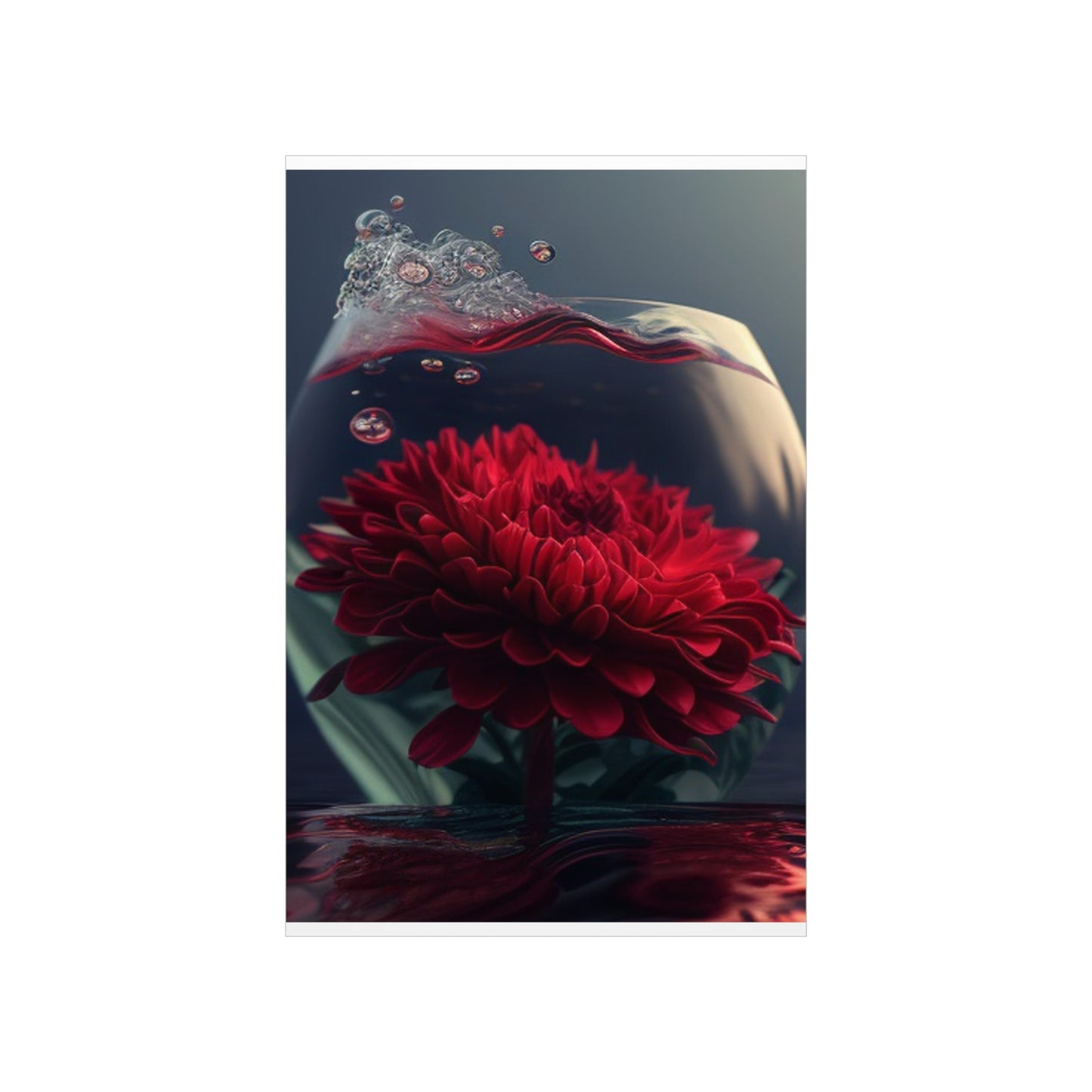 Premium Matte Vertical Posters Chrysanthemum 1