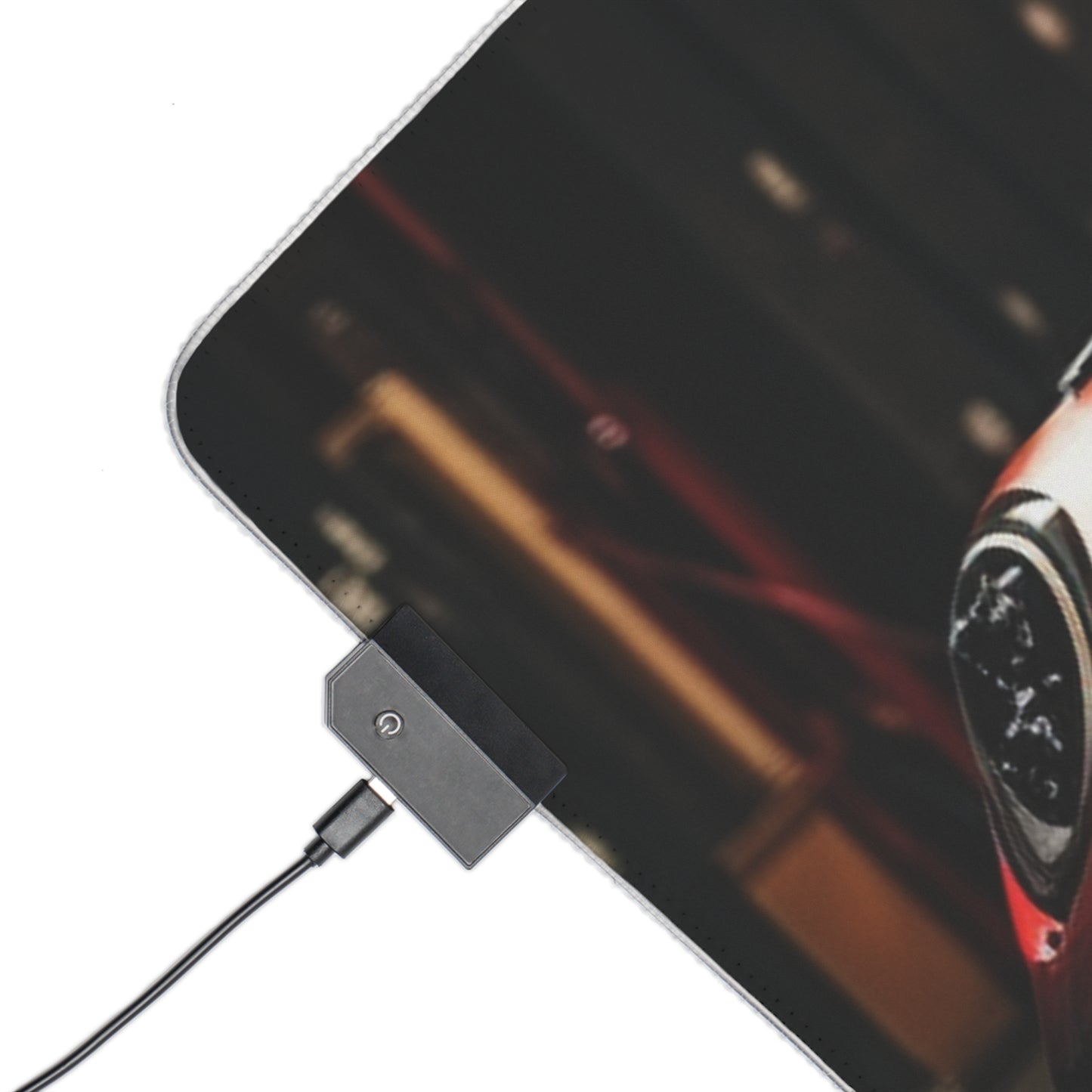 LED Gaming Mouse Pad American Flag Porsche 4