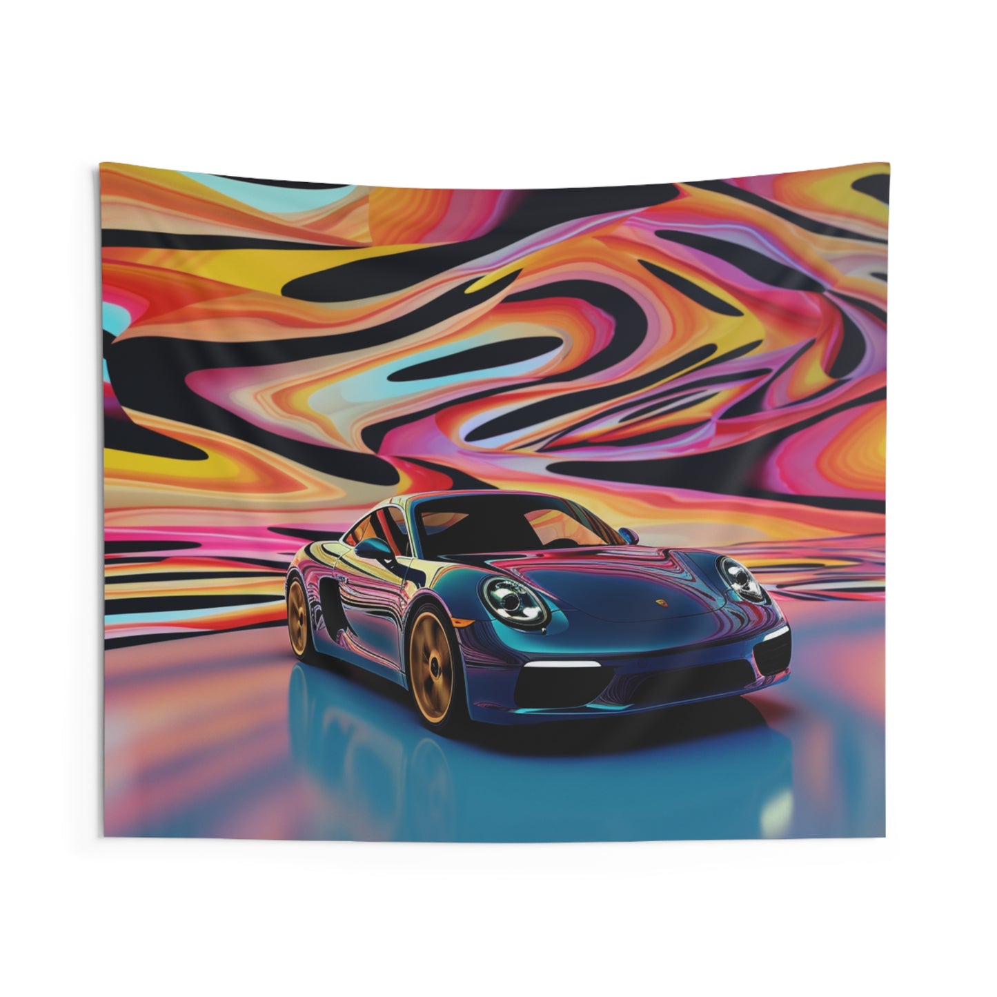 Indoor Wall Tapestries Porsche Water Fusion 2