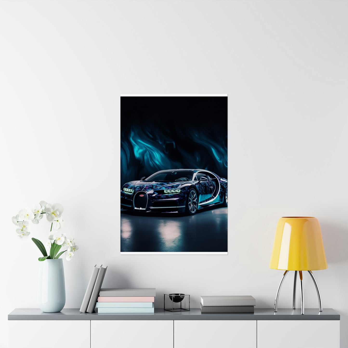 Premium Matte Vertical Posters Hyper Bugatti 1