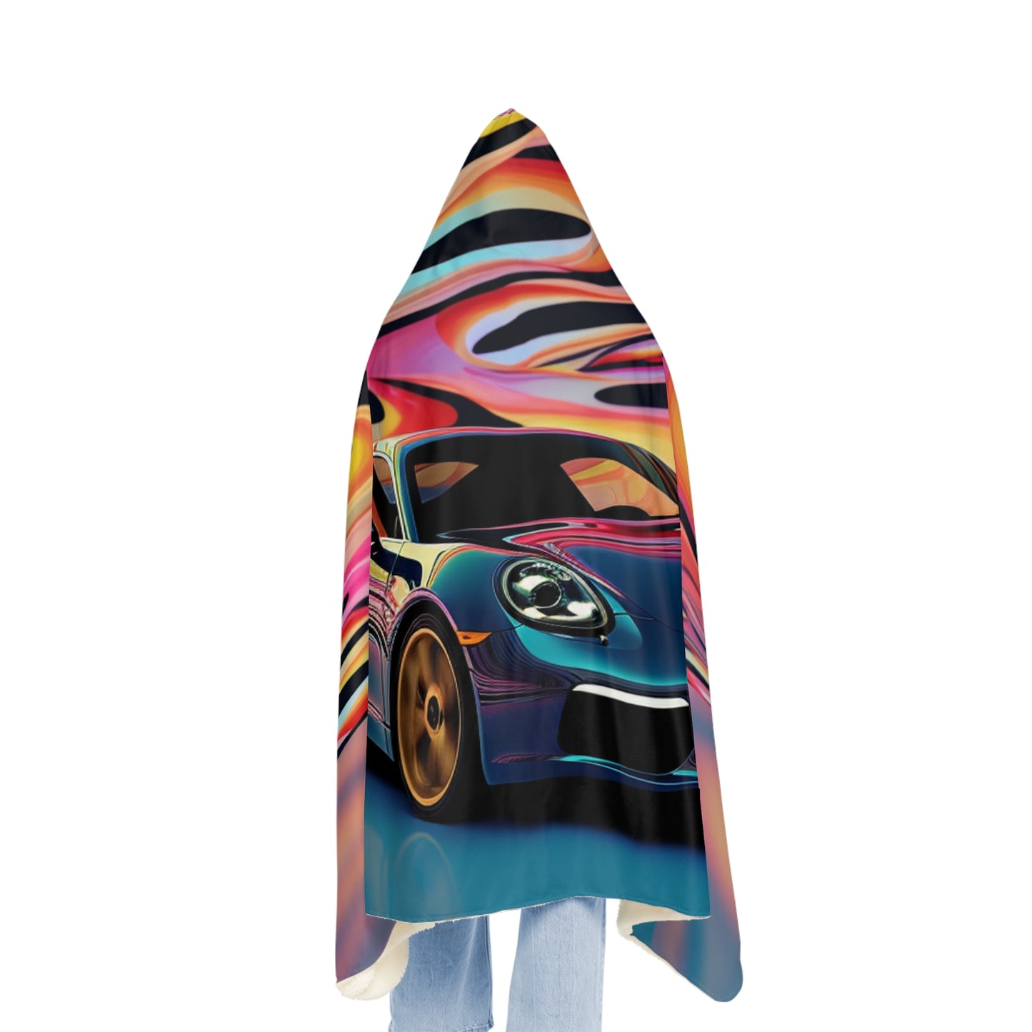 Snuggle Hooded Blanket Porsche Water Fusion 2