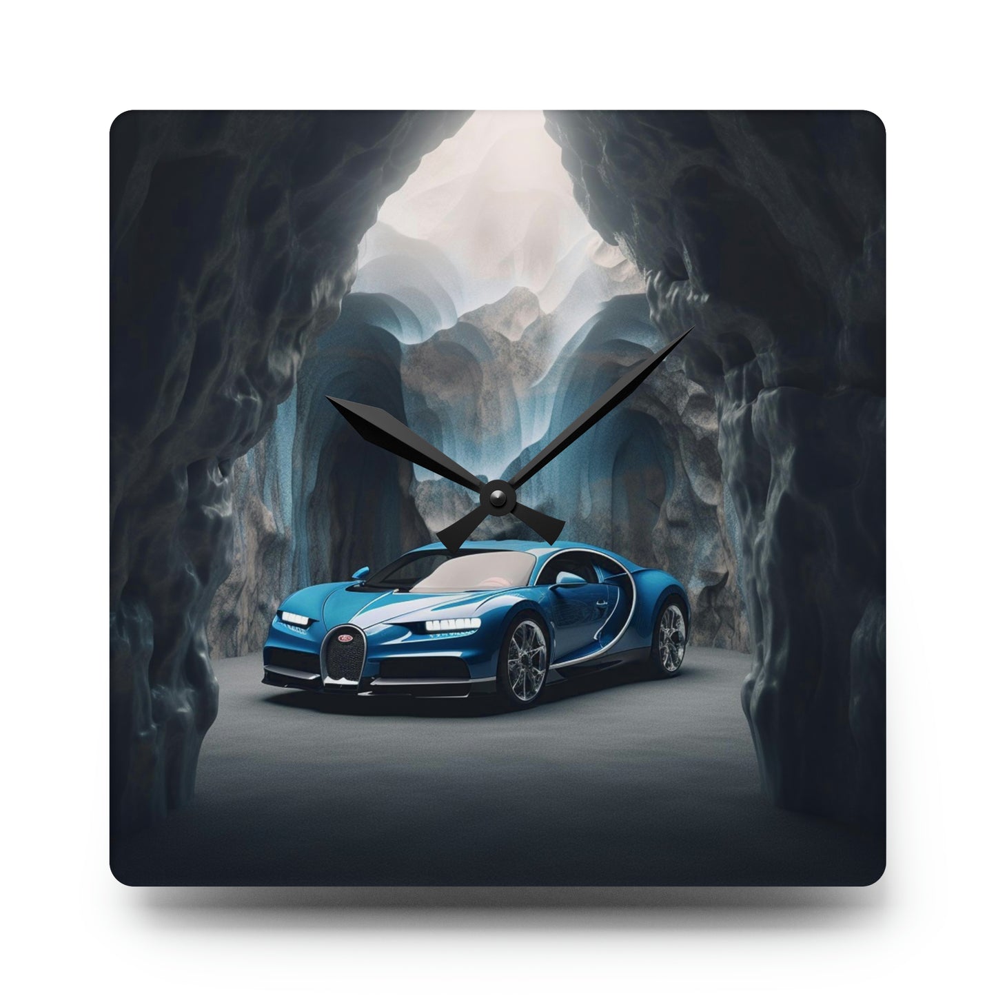 Acrylic Wall Clock Bugatti Real Look 2