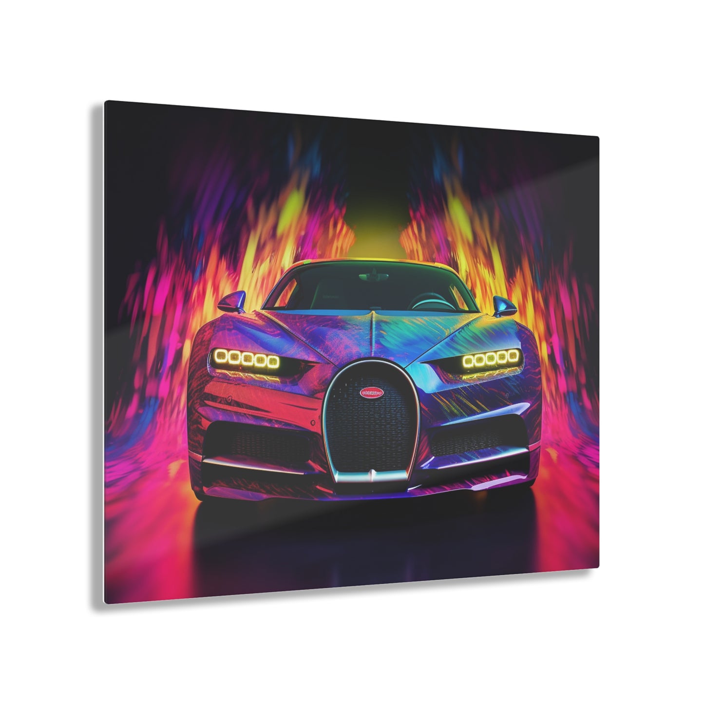 Acrylic Prints Florescent Bugatti Flair 3