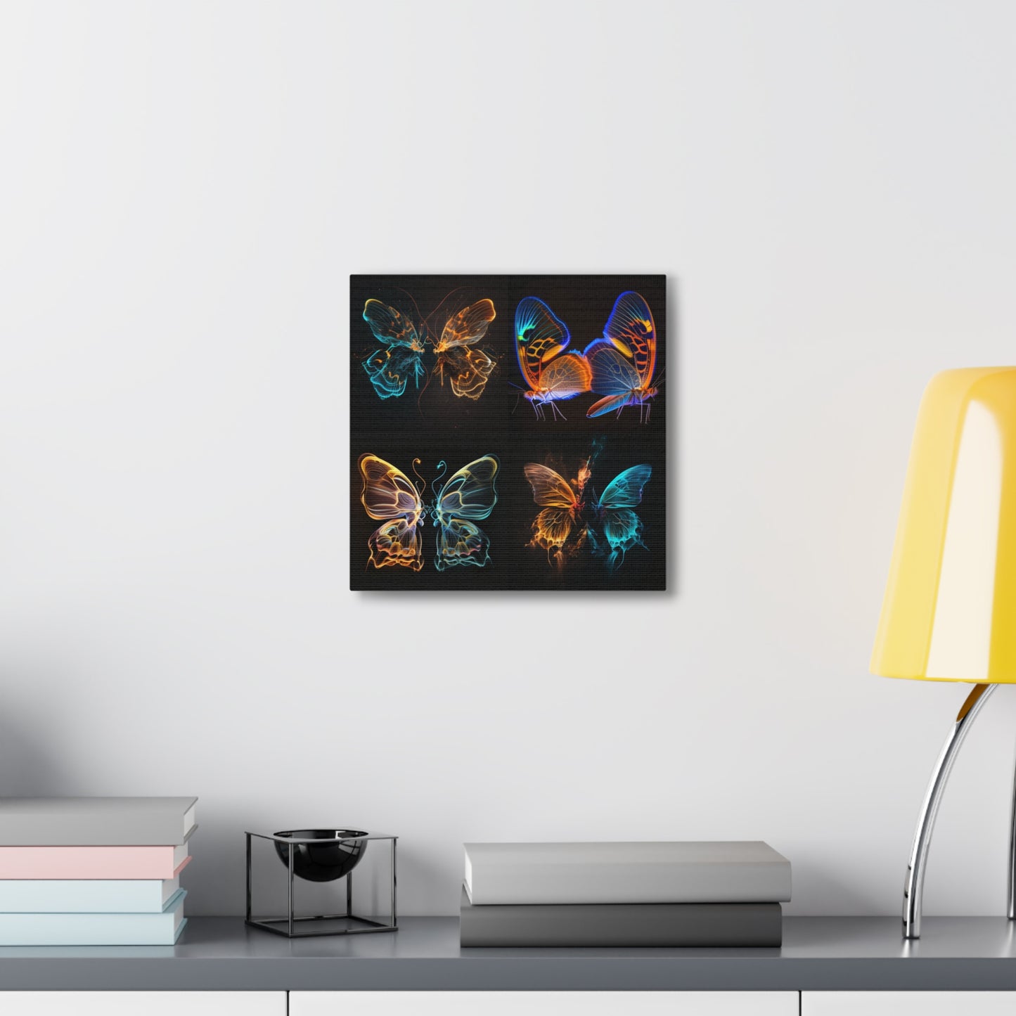 Canvas Gallery Wraps Neon Glo Butterfly 5