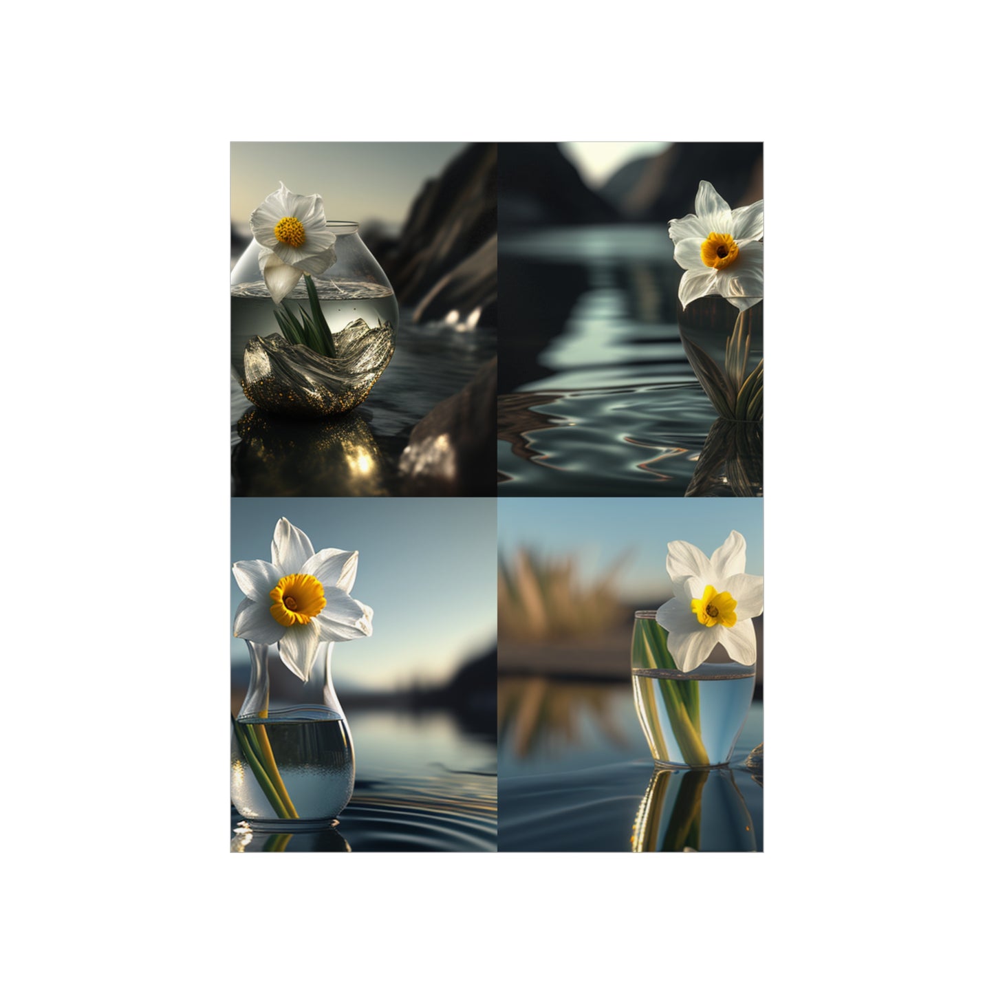 Premium Matte Vertical Posters Daffodil 5