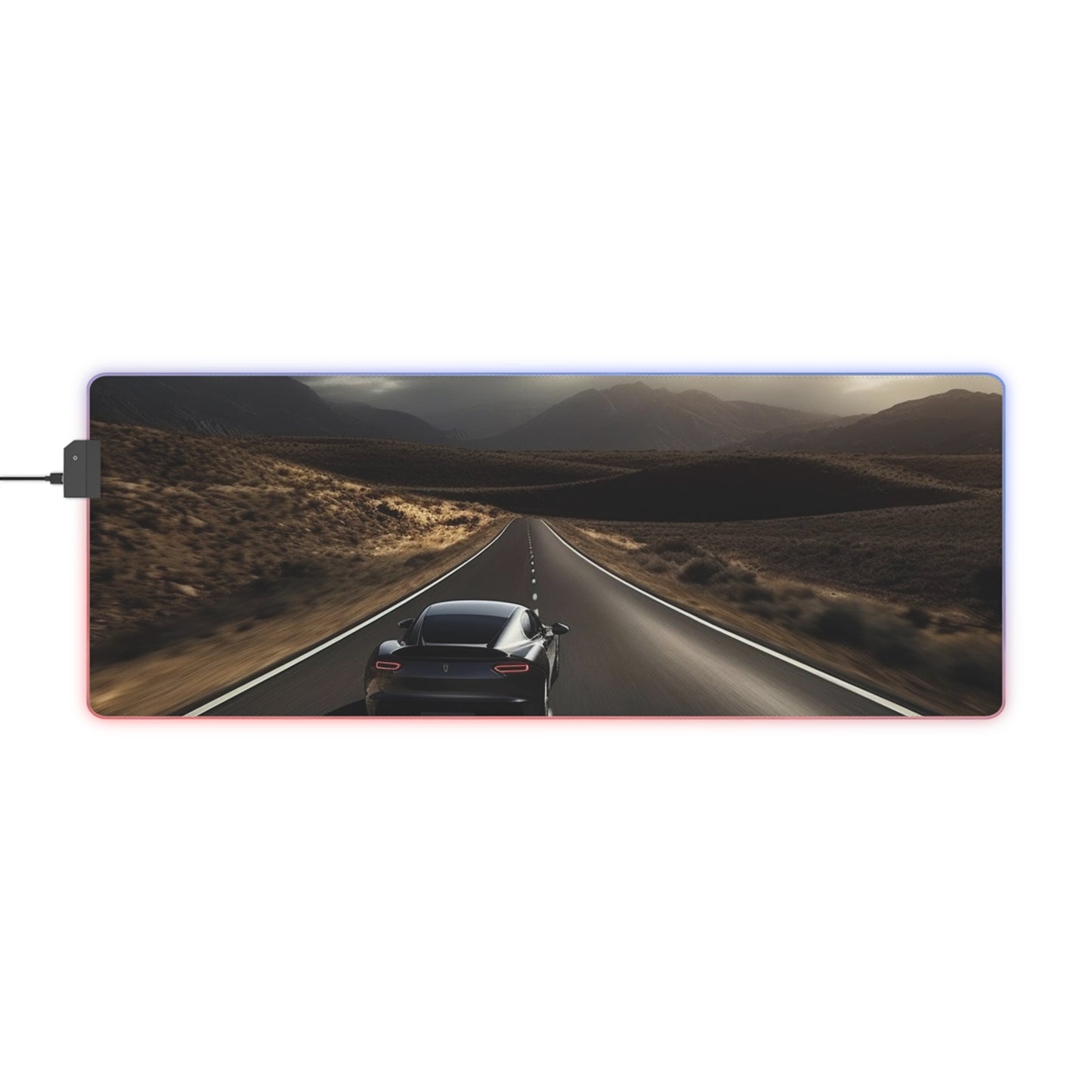 LED Gaming Mouse Pad Ferrari Road 3