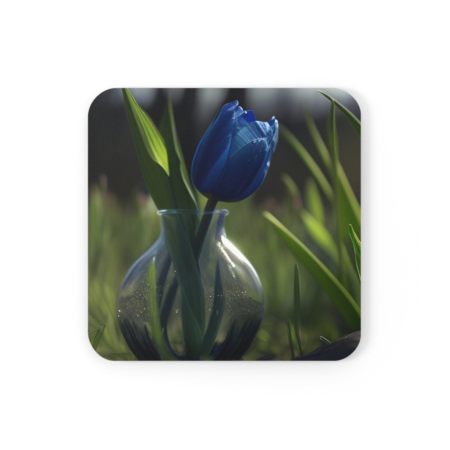 Corkwood Coaster Set Tulip 1