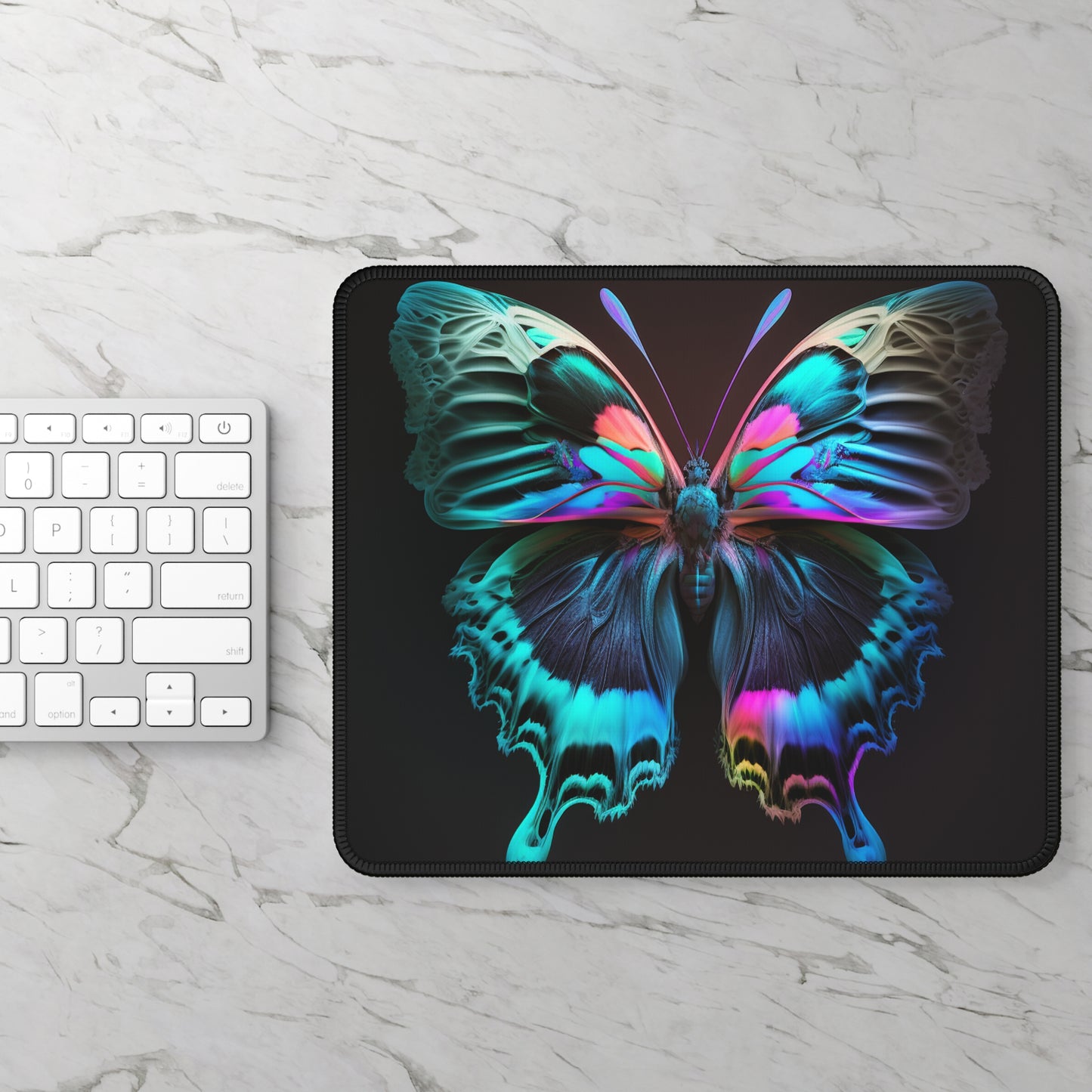 Gaming Mouse Pad  Raw Florescent Glow 1