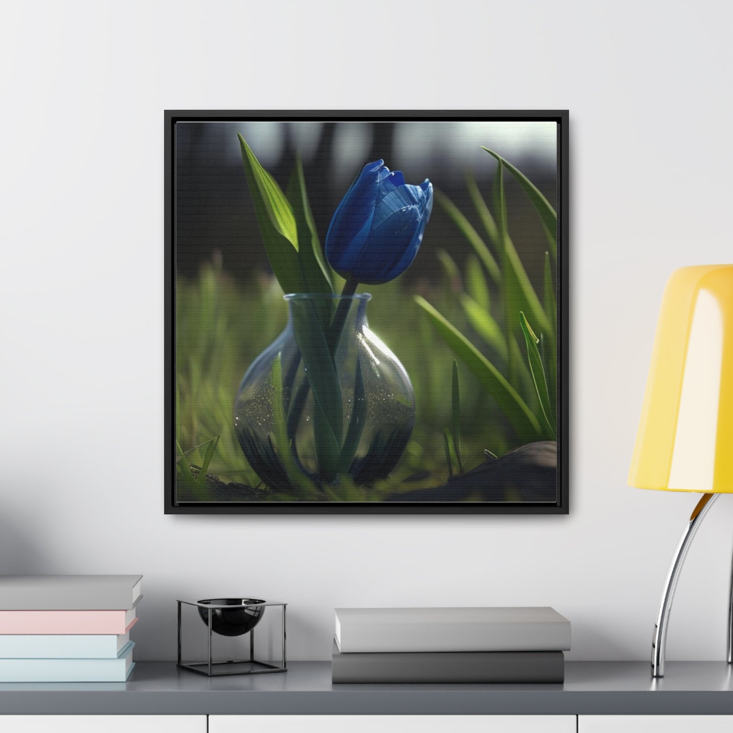 Gallery Canvas Wraps, Square Frame Tulip 1