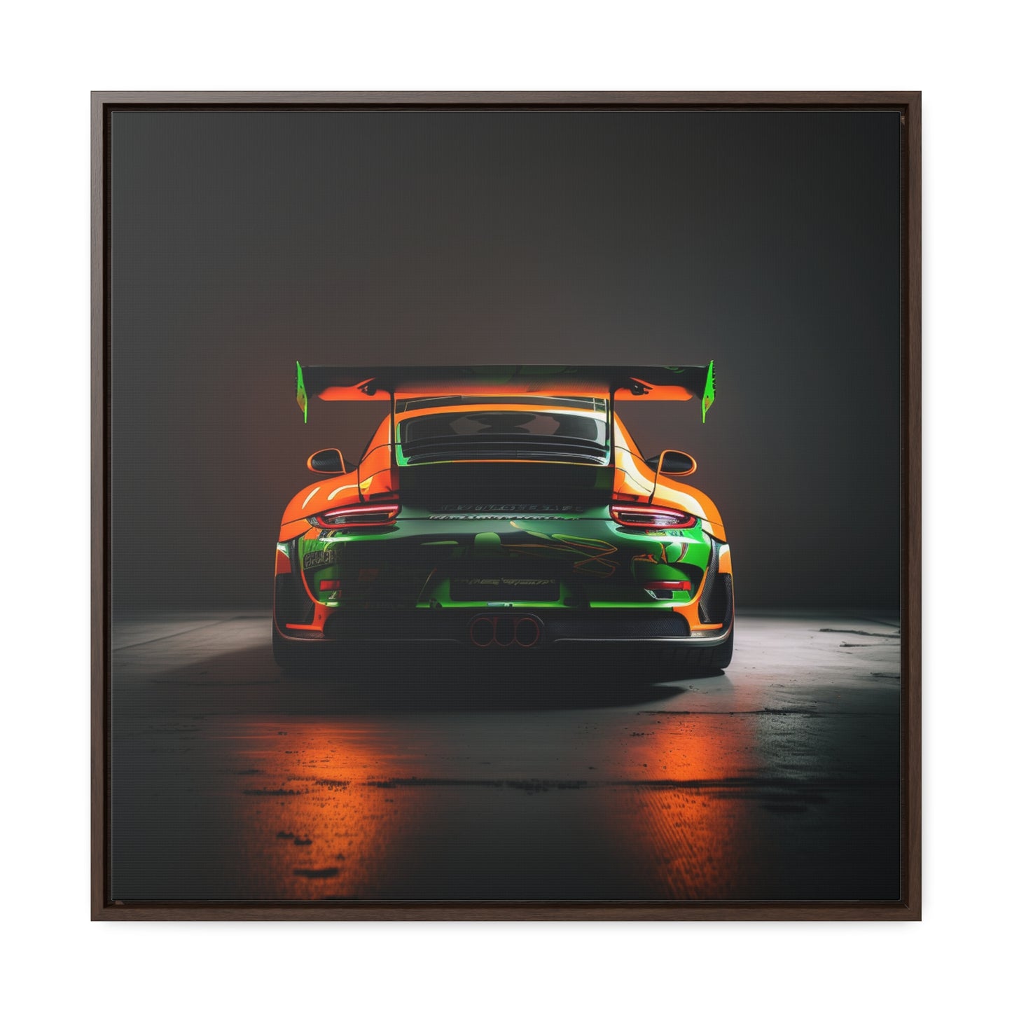 Gallery Canvas Wraps, Square Frame Porsche Color 3