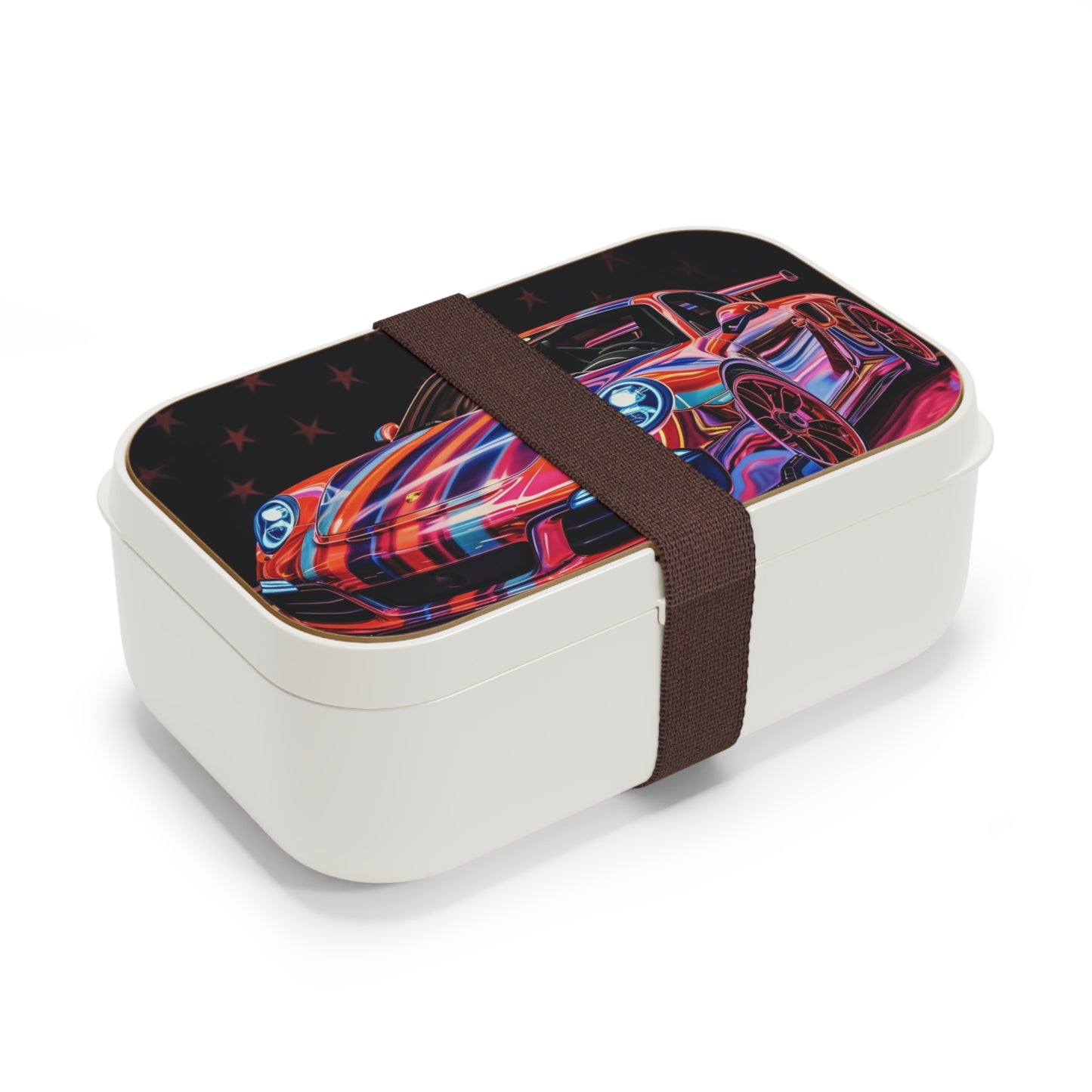 Bento Lunch Box American Flag Colored Porsche 4