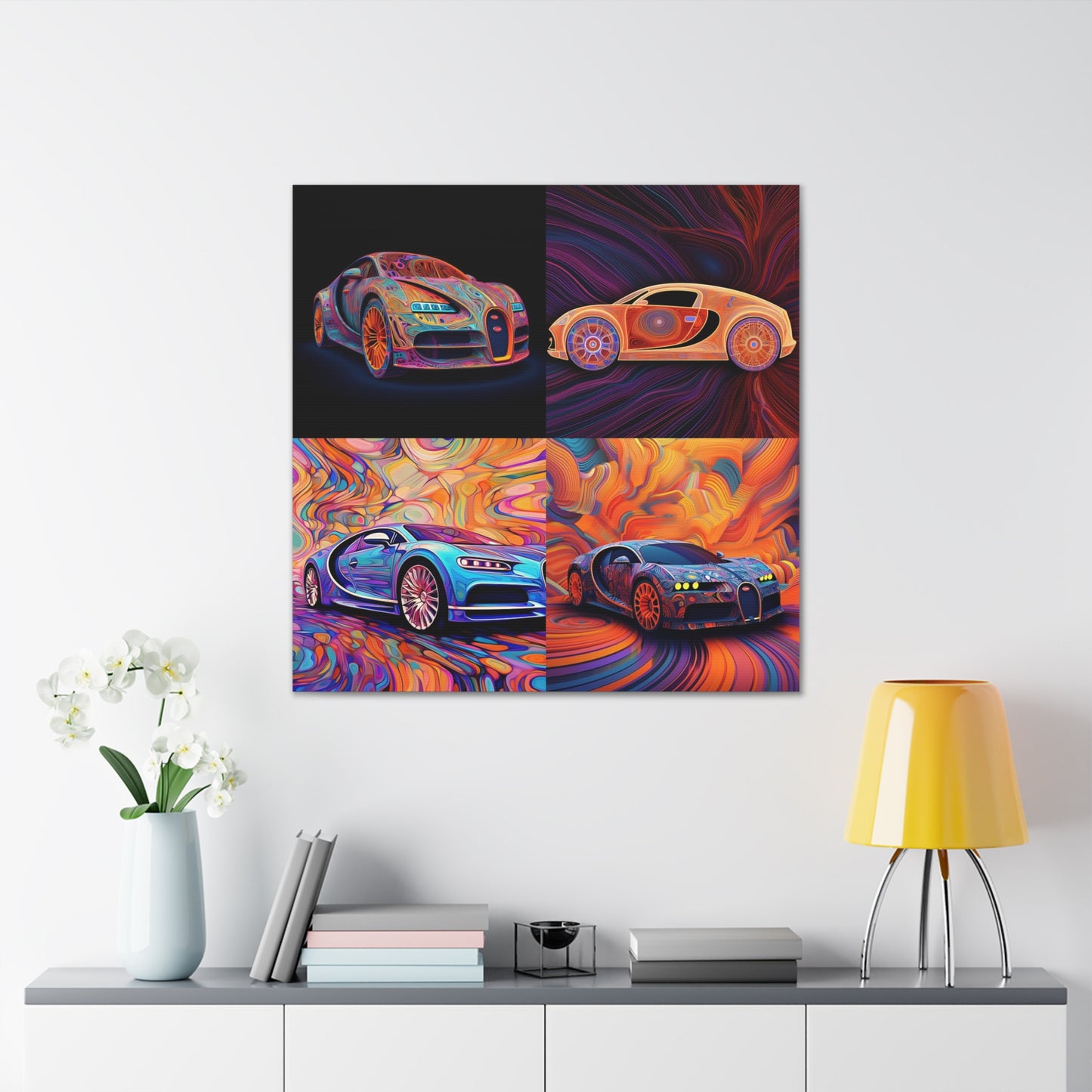 Canvas Gallery Wraps Bugatti Abstract Concept 5