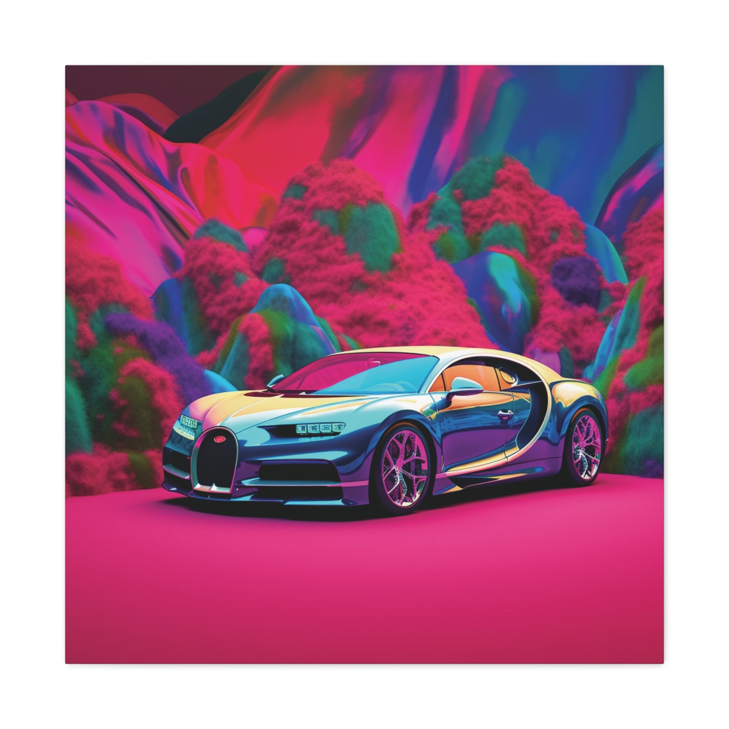 Canvas Gallery Wraps Florescent Bugatti Flair 4