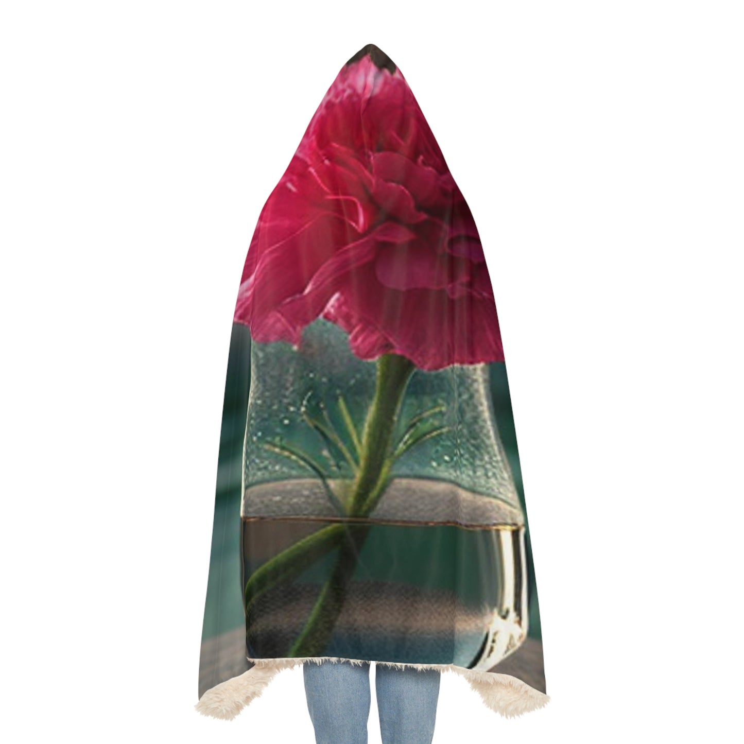 Snuggle Hooded Blanket Carnation 4