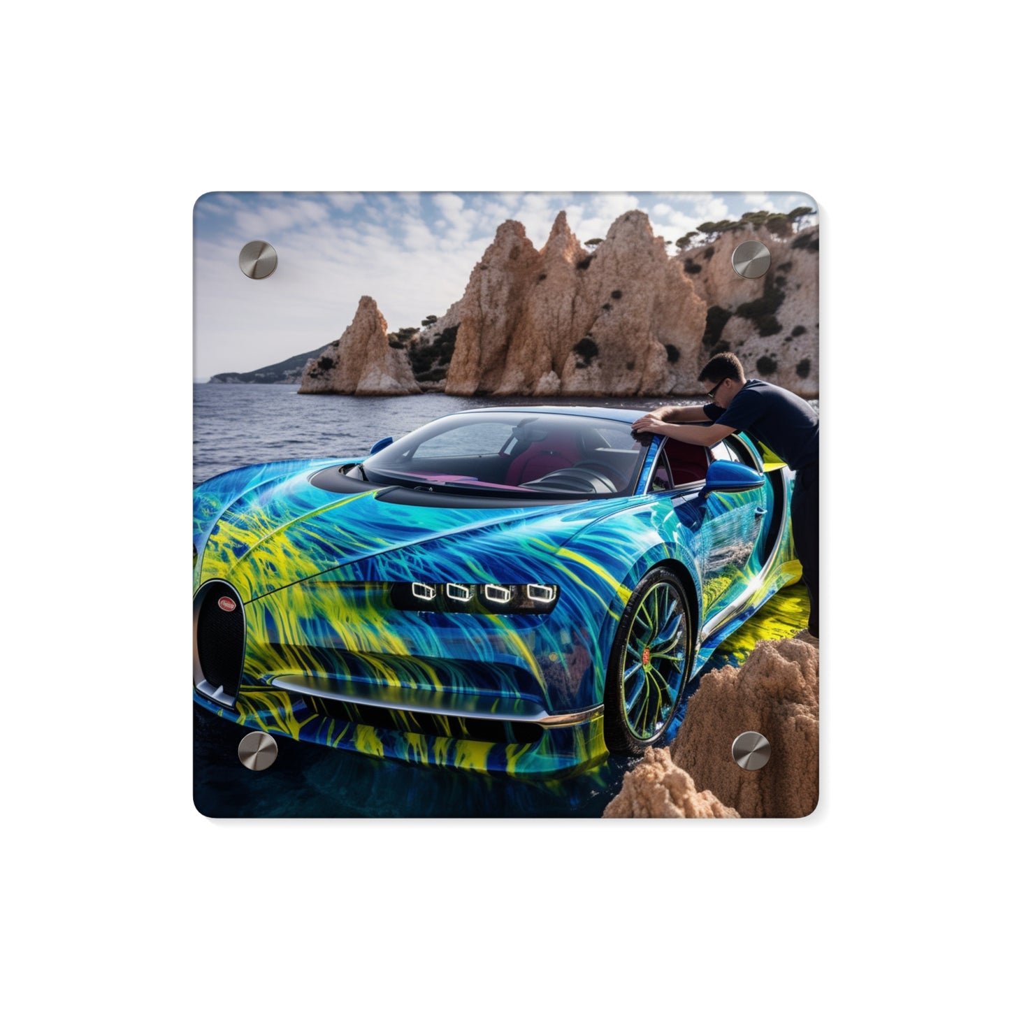 Acrylic Wall Art Panels Bugatti Water 1