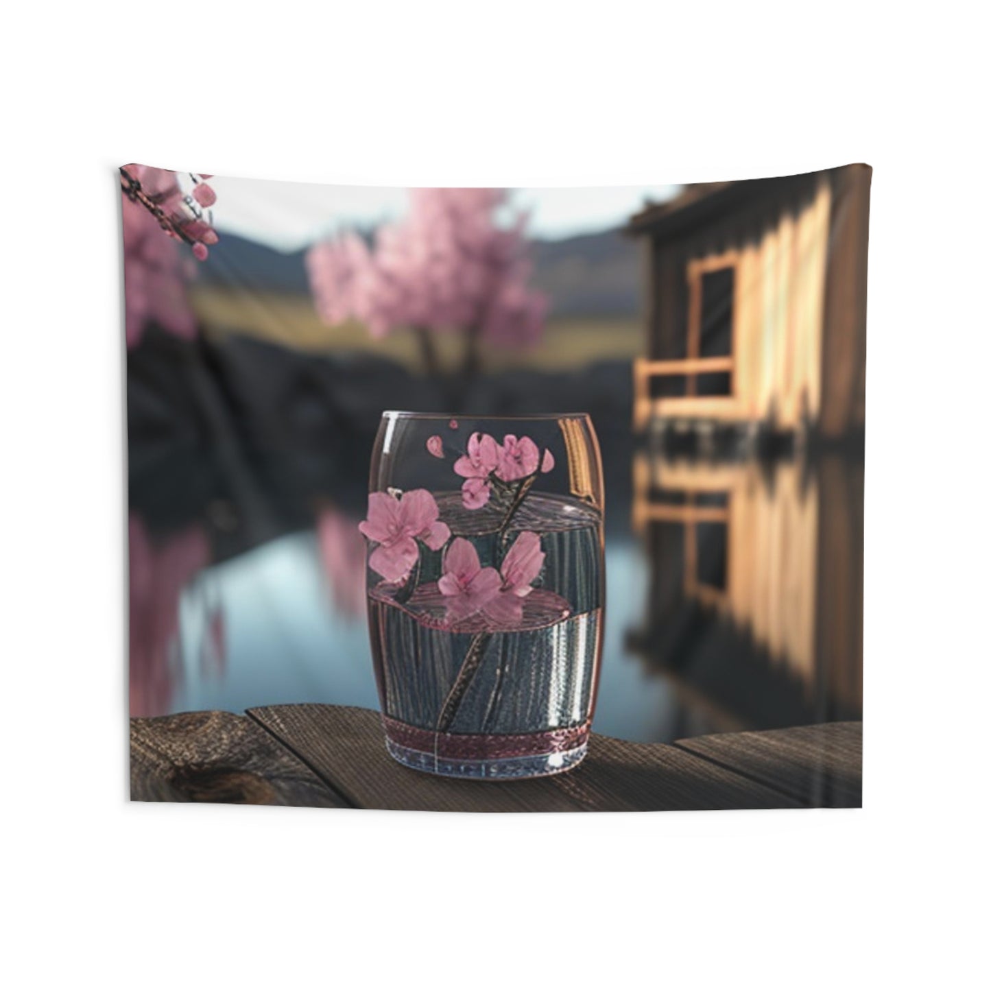 Indoor Wall Tapestries Cherry Blossom 1