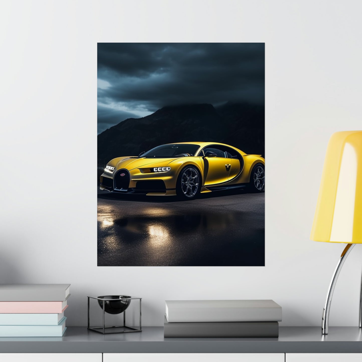 Premium Matte Vertical Posters Bugatti Real Look 4