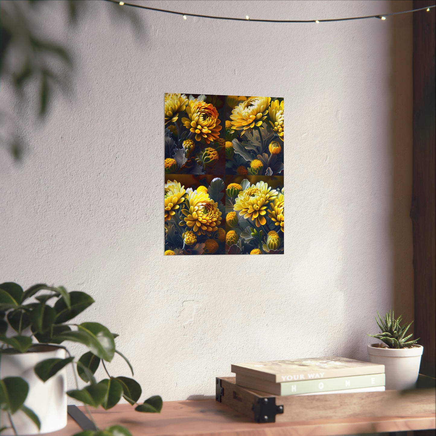 Premium Matte Vertical Posters Yellow Hermosas Flores Amarillas 5