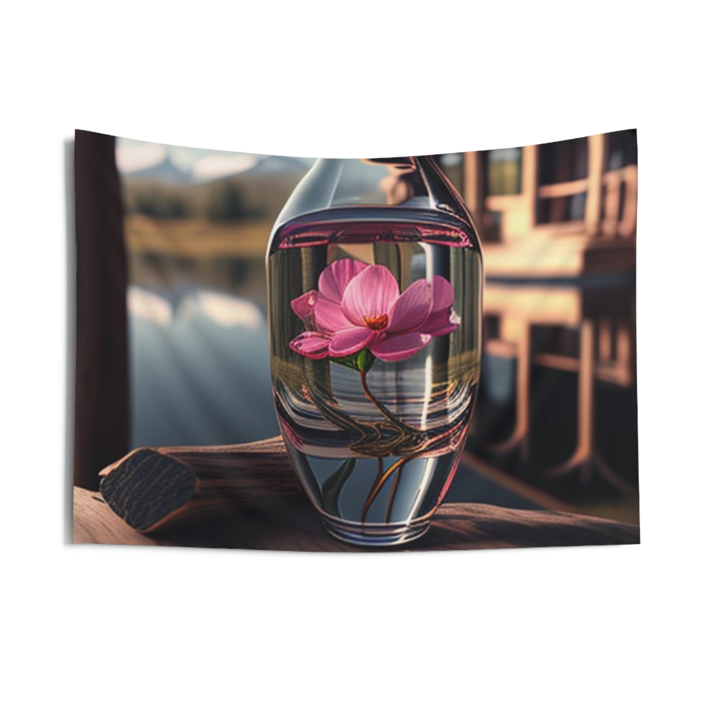 Indoor Wall Tapestries Pink Magnolia 3