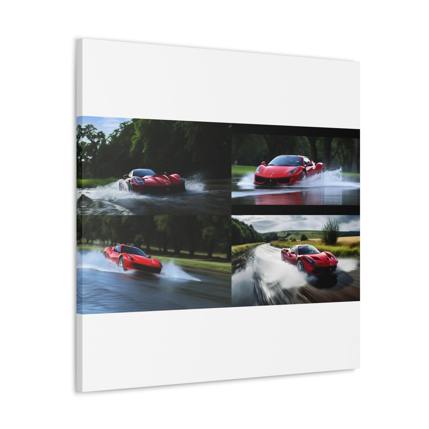 Canvas Gallery Wraps Water Ferrari Splash 5